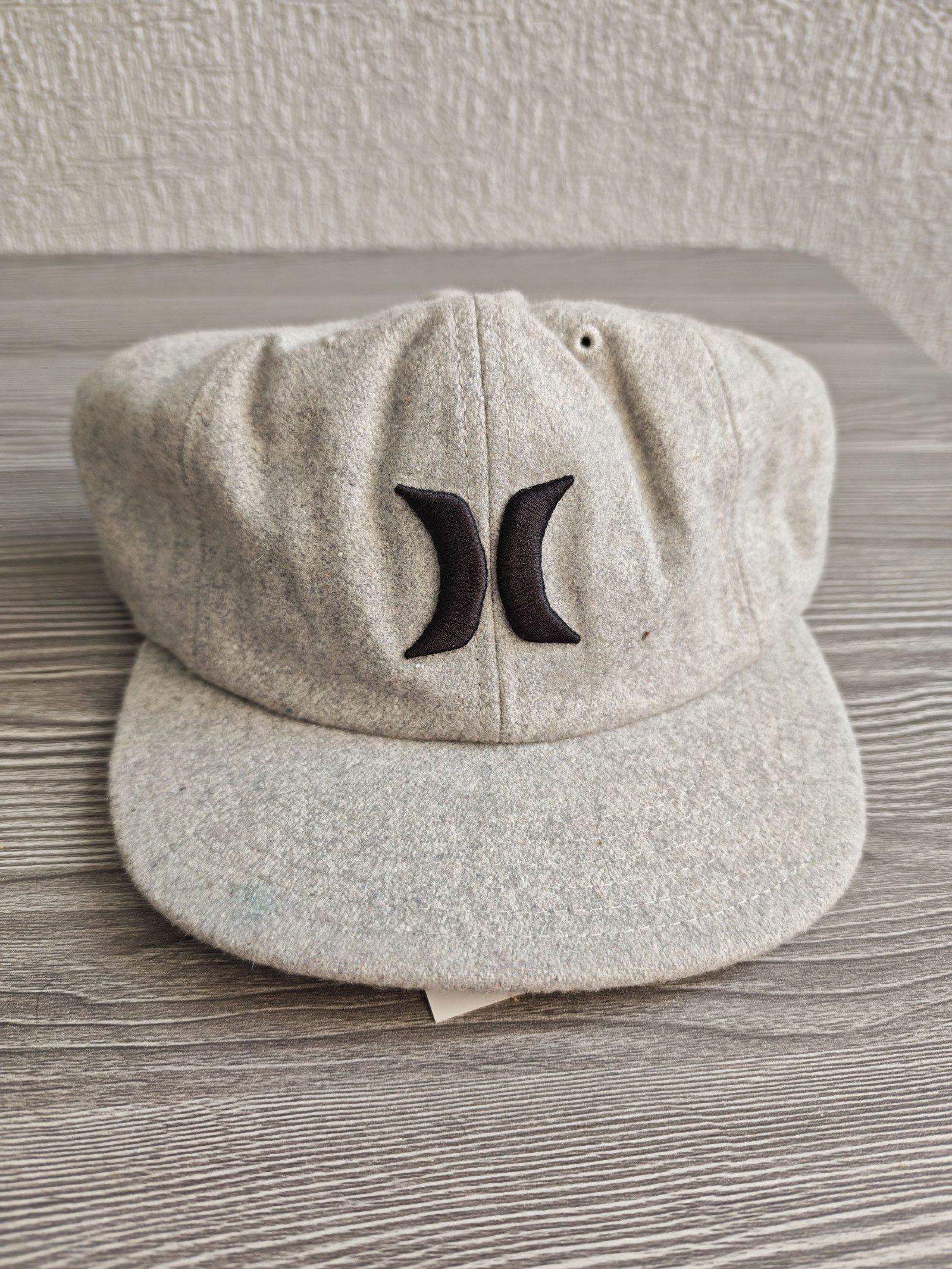 Hurley Grey Wool Baseball Cap 7.5 US Fit