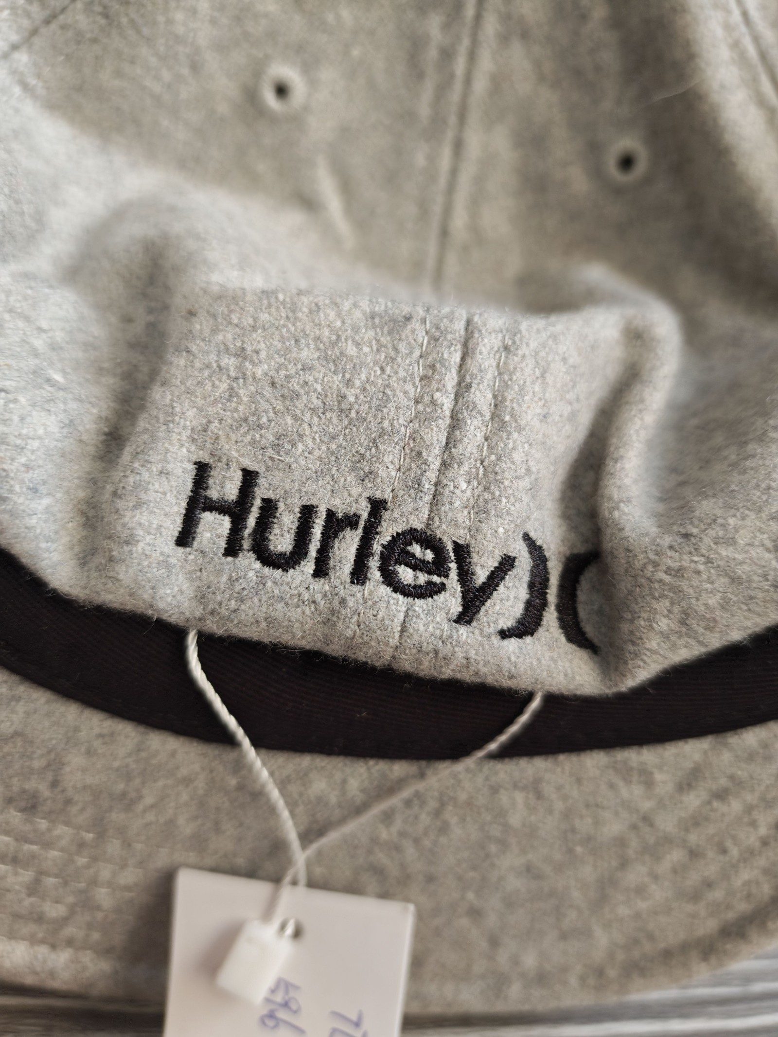 Hurley Grey Wool Baseball Cap 7.5 US Fit image 3
