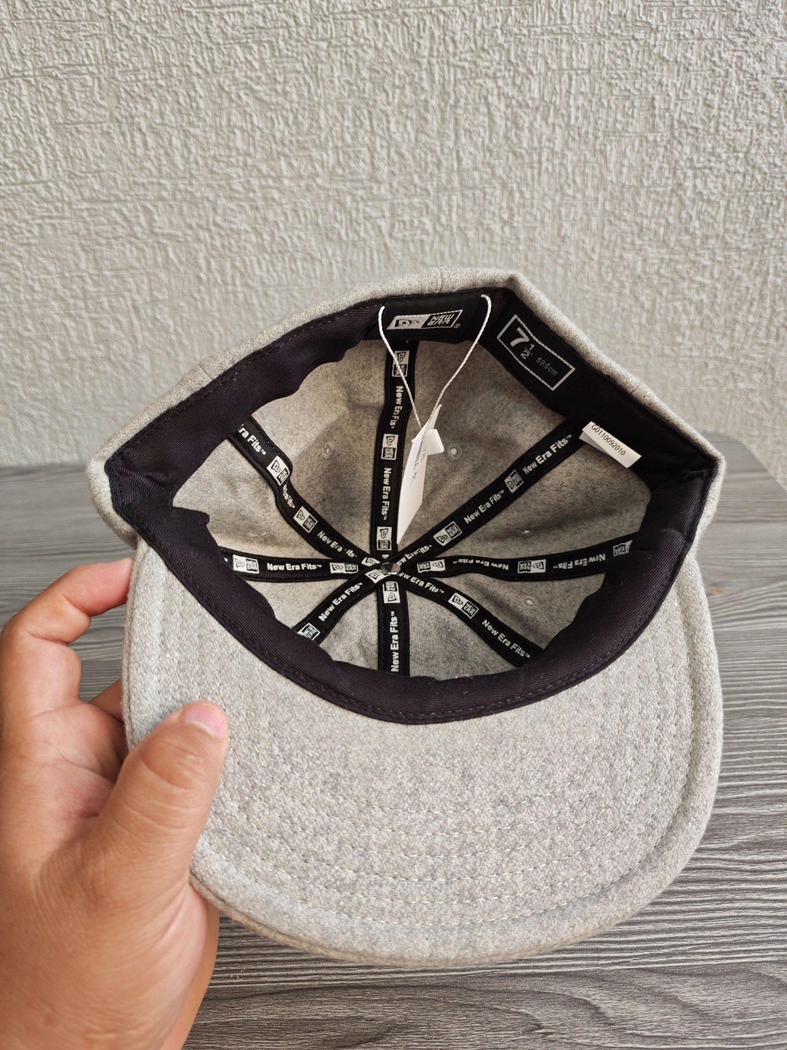 Hurley Grey Wool Baseball Cap 7.5 US Fit image 4