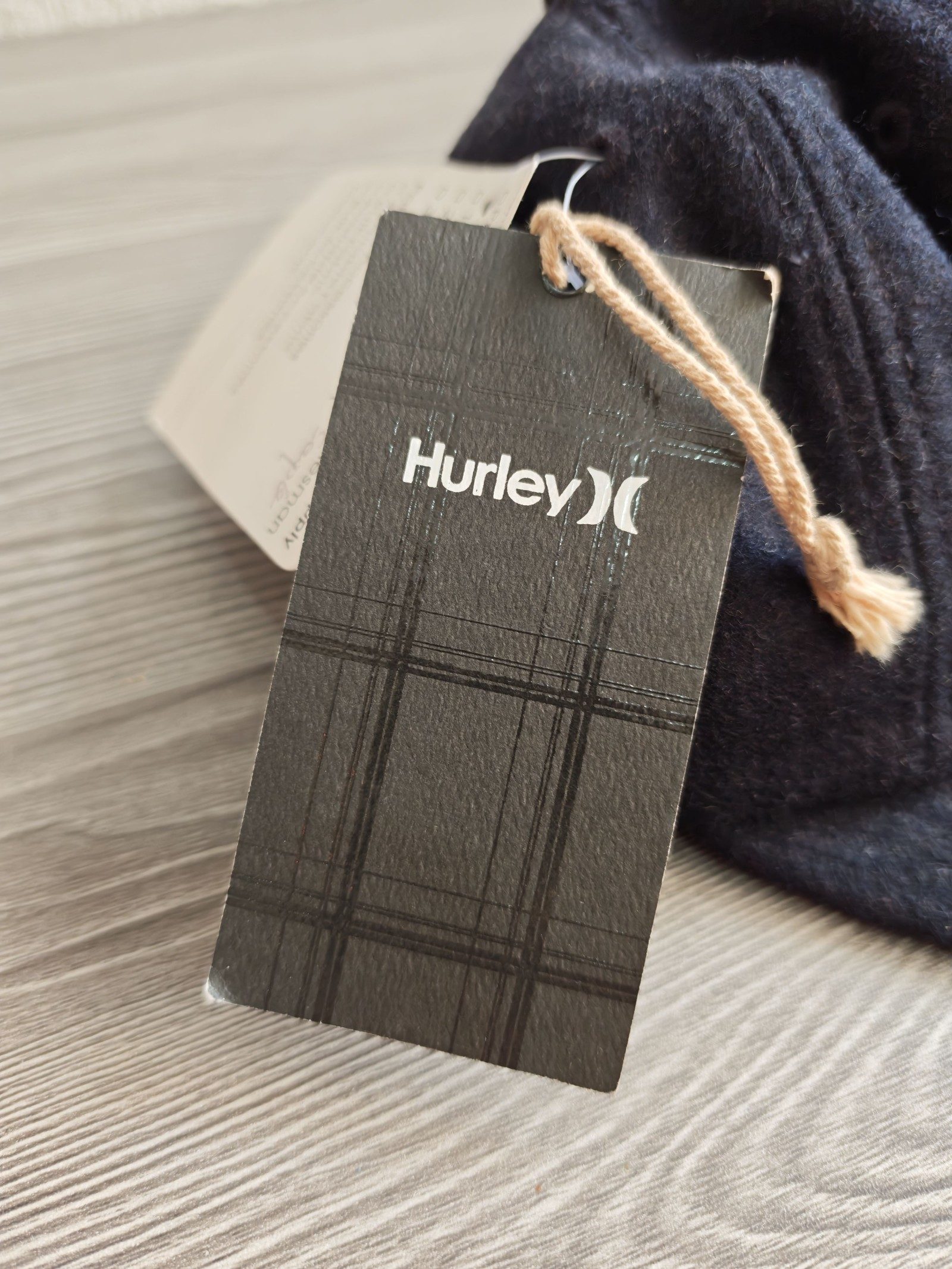 Hurley True Navy Wool Blend 8 Panel Cap 7-1/2 image 4