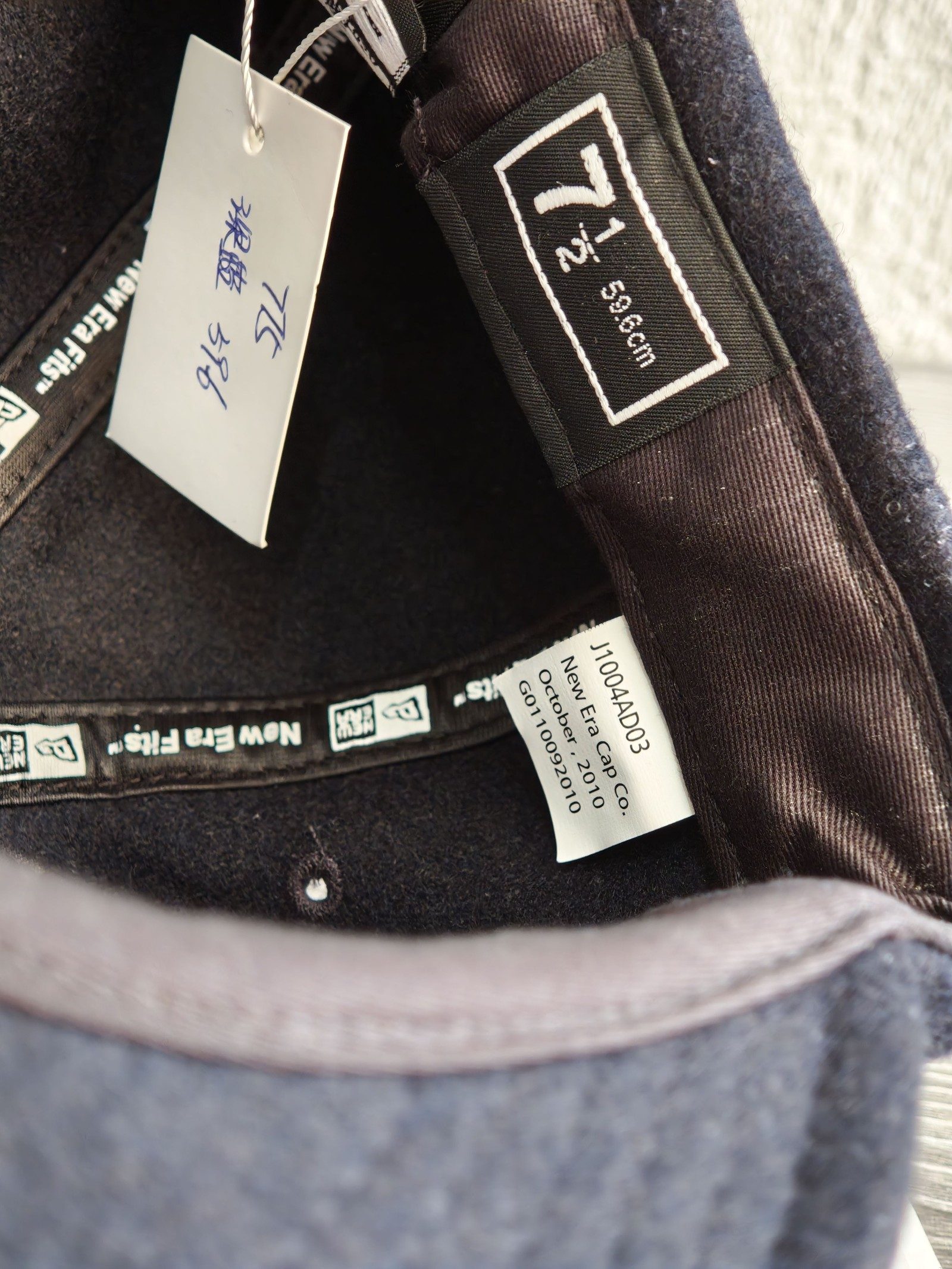 Hurley True Navy Wool Blend 8 Panel Cap 7-1/2 image 9