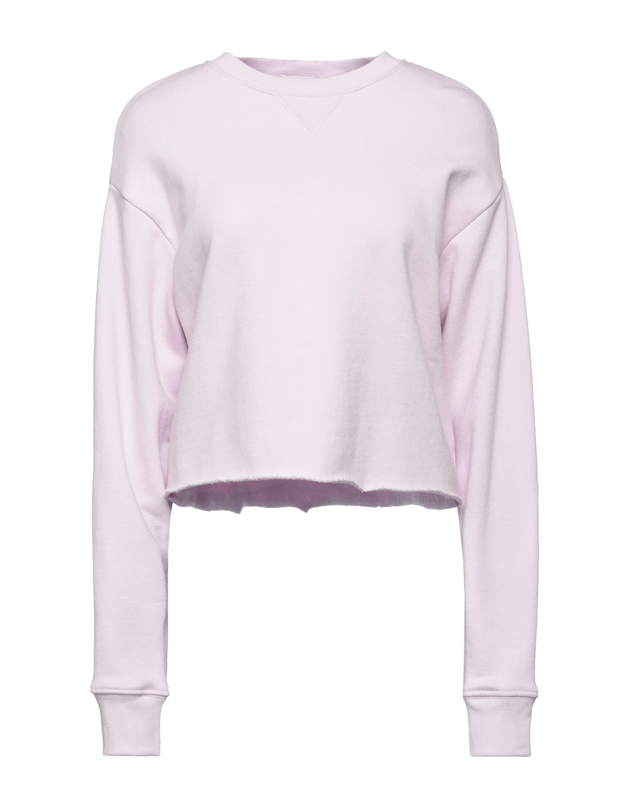 New John Elliott Lilac Cropped Sweatshirt Jumper Size L