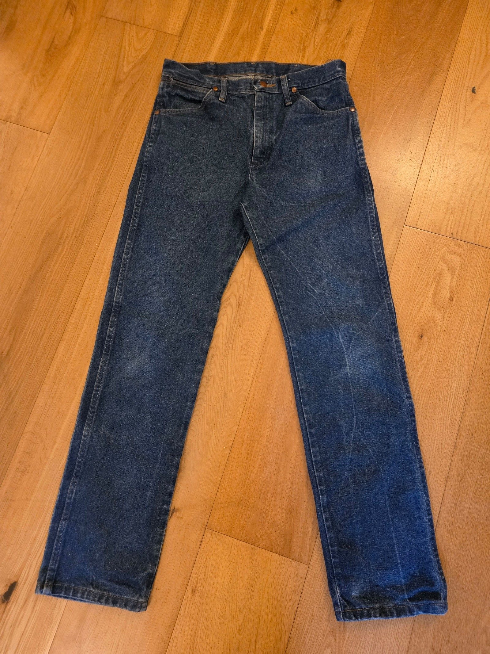 Wrangler Blue Denim Jeans 30 x 32 Straight Leg