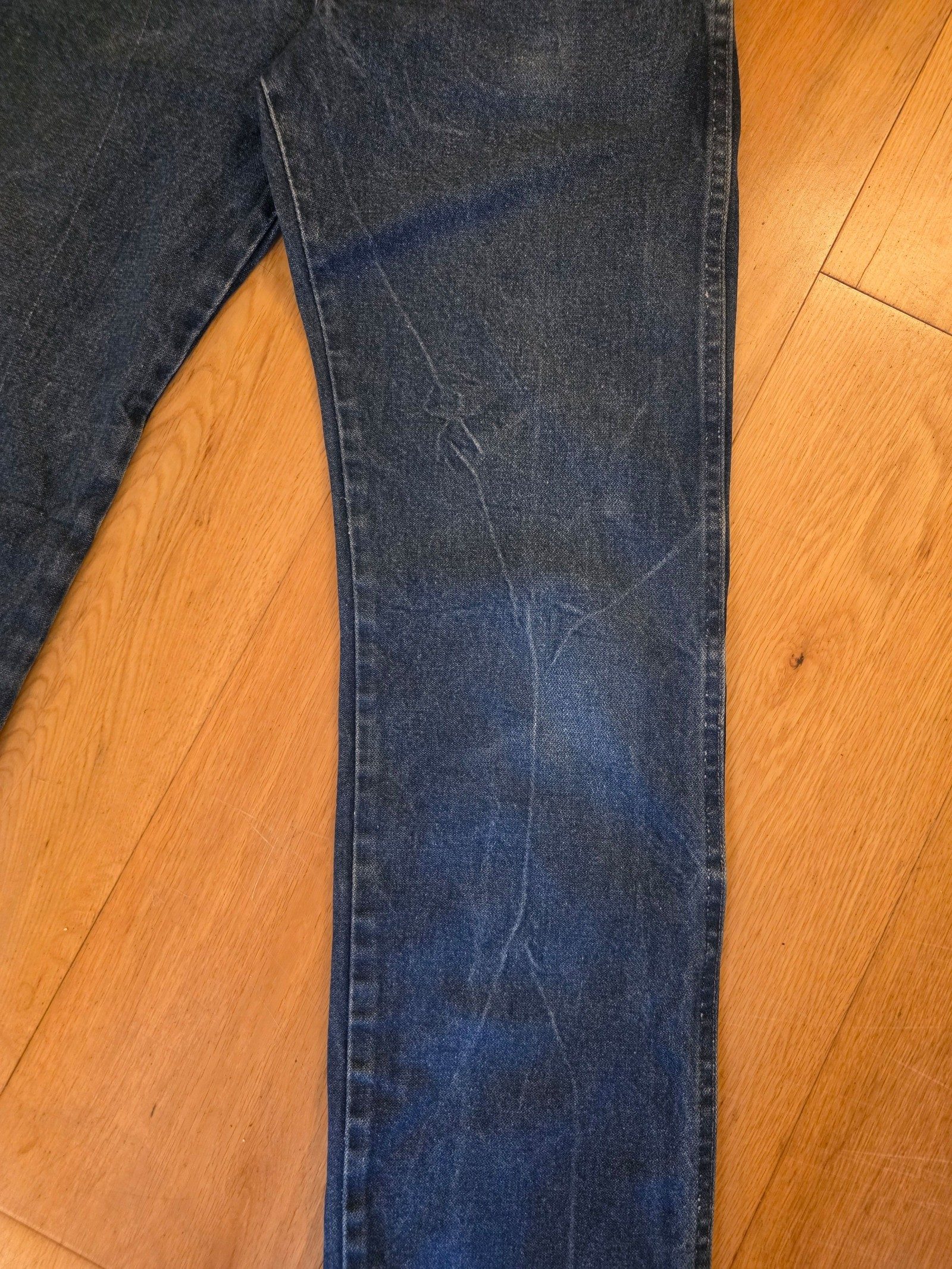 Wrangler Blue Denim Jeans 30 x 32 Straight Leg image 2
