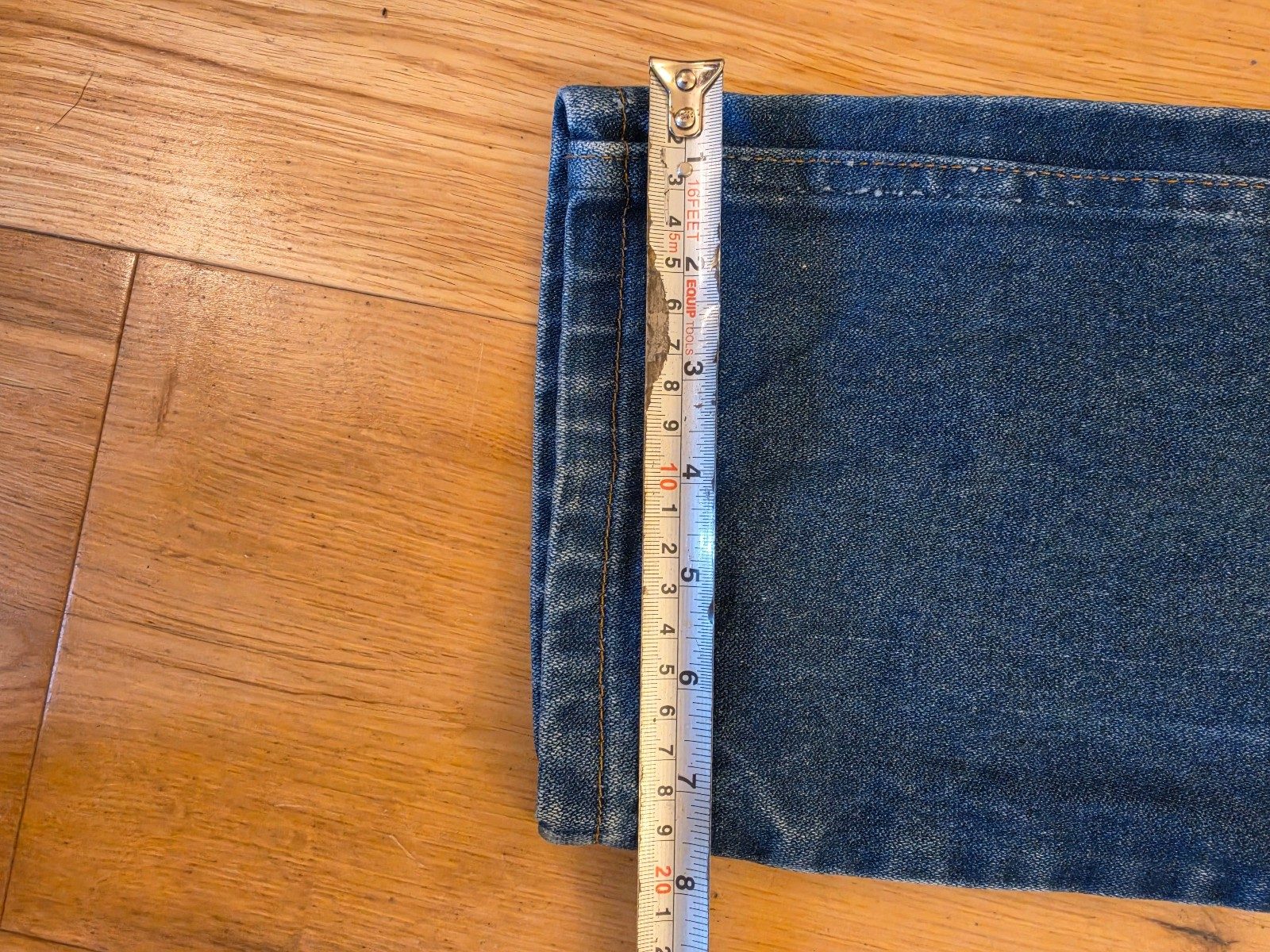 Wrangler Blue Denim Jeans 30 x 32 Straight Leg image 3