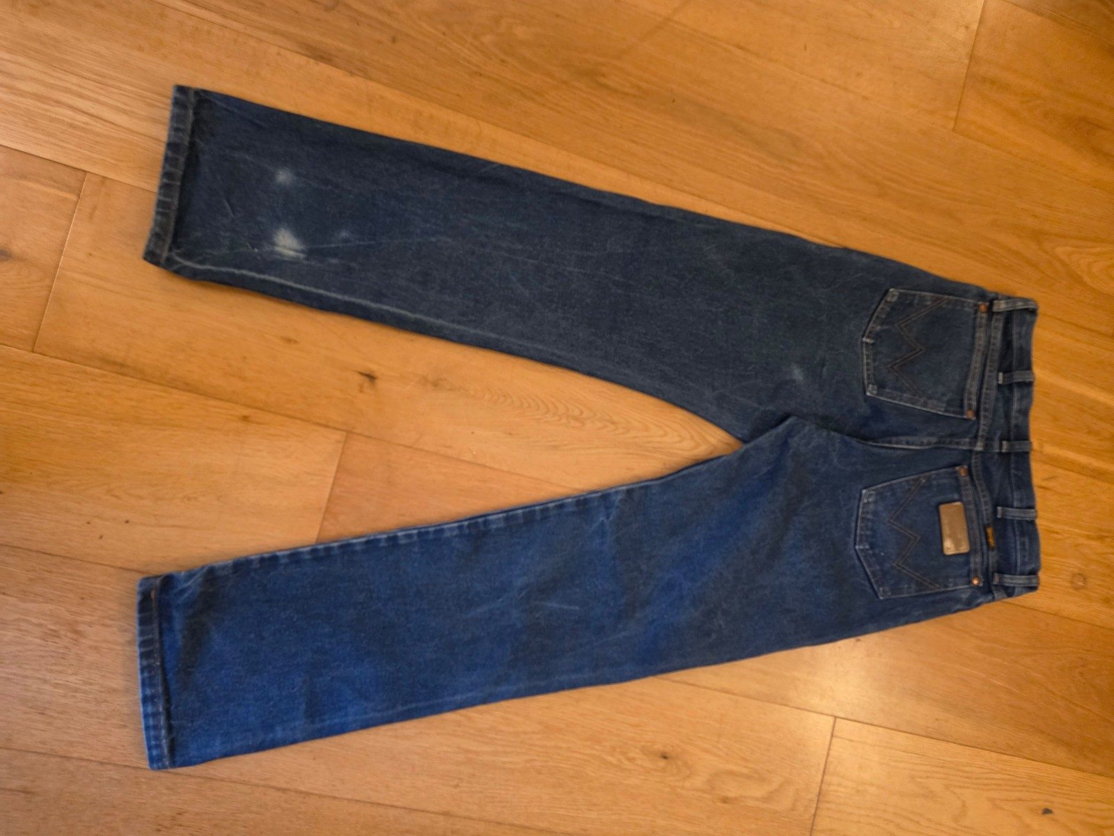 Wrangler Blue Denim Jeans 30 x 32 Straight Leg image 4