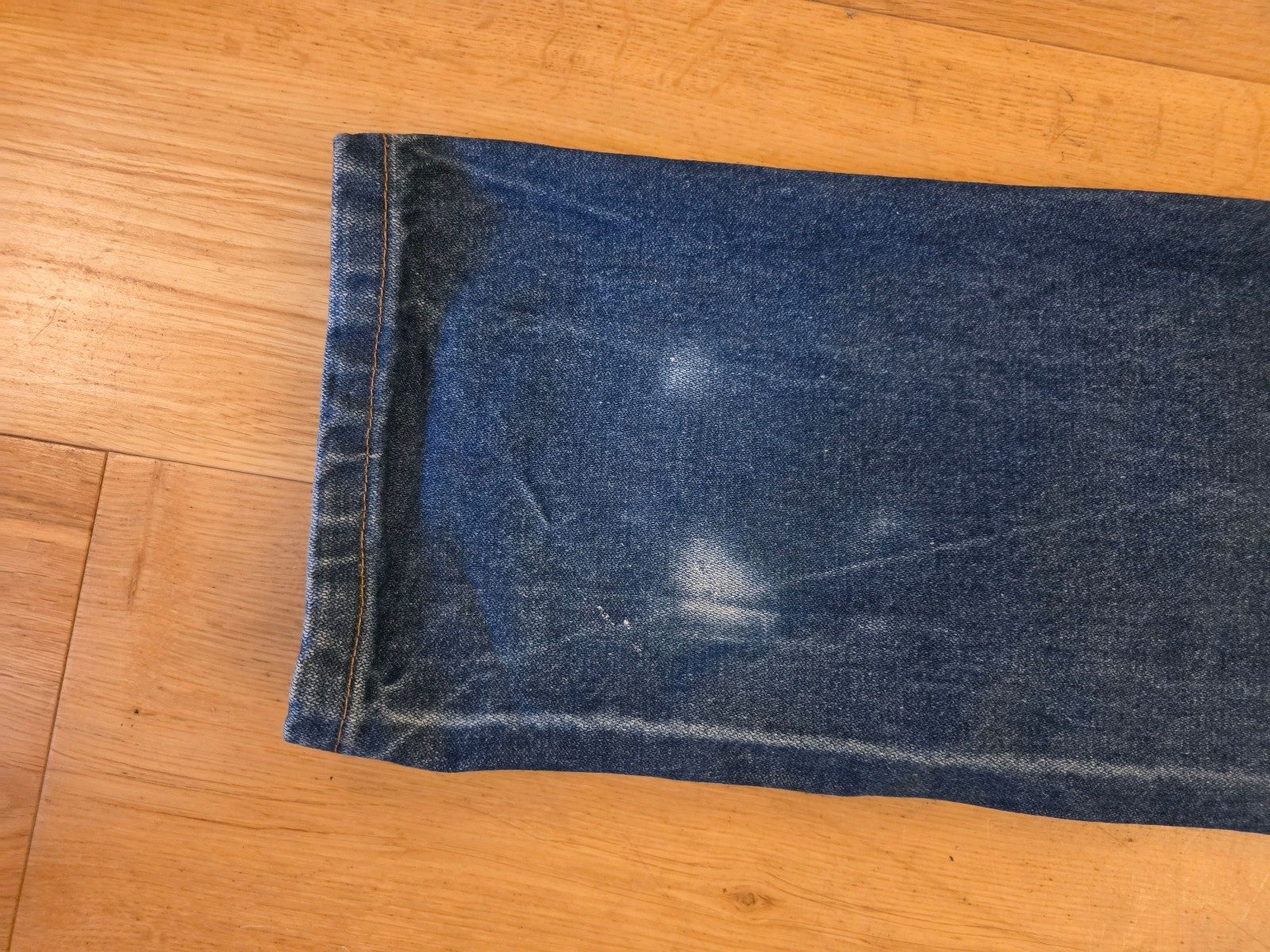 Wrangler Blue Denim Jeans 30 x 32 Straight Leg image 6