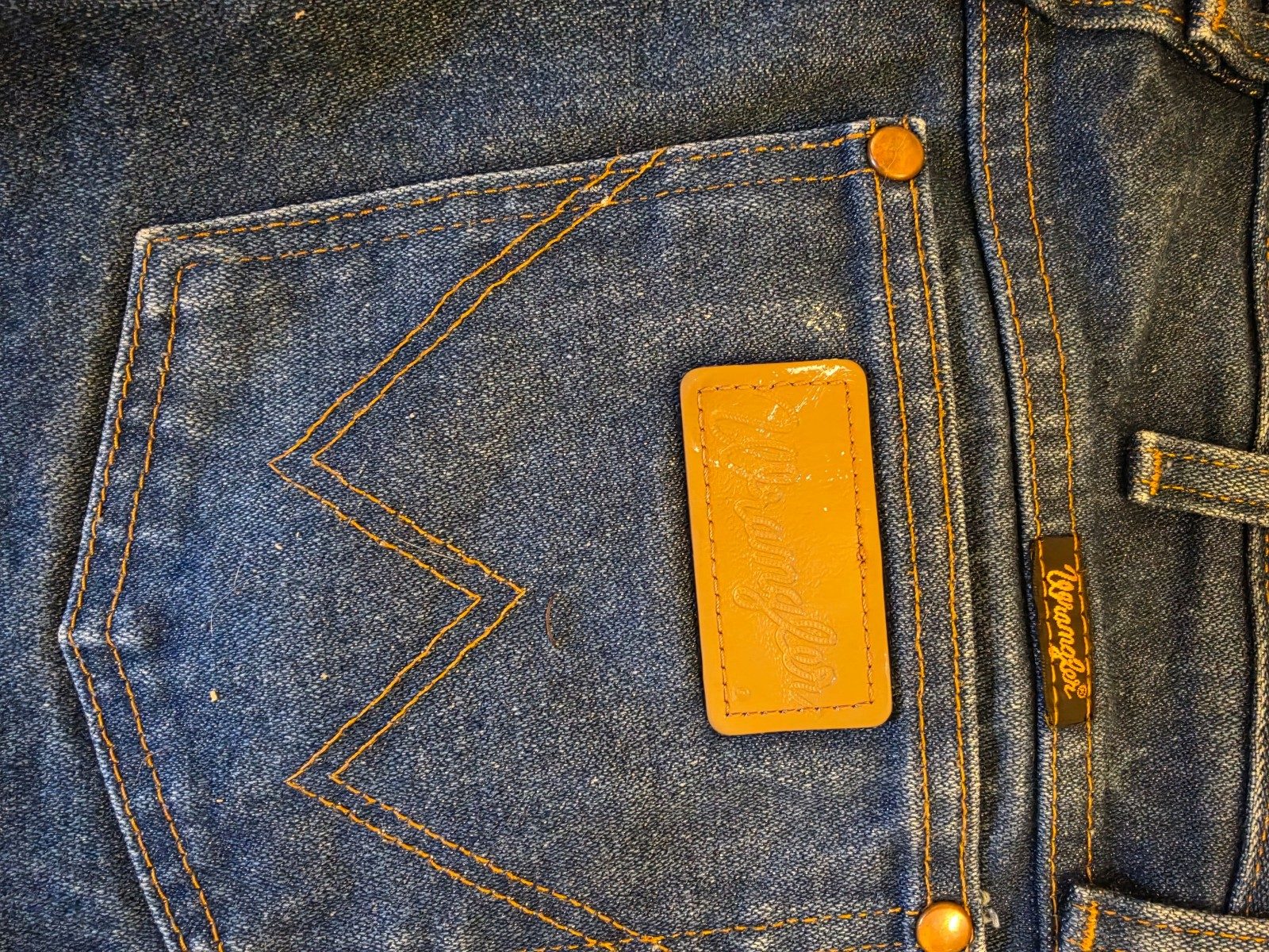 Wrangler Blue Denim Jeans 30 x 32 Straight Leg image 8