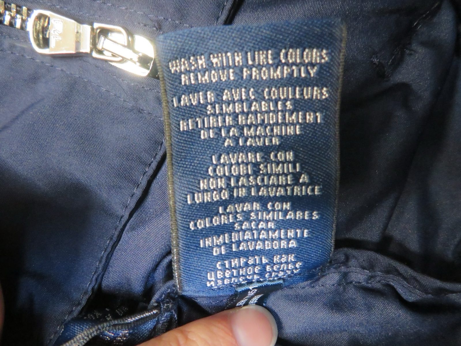Ralph Lauren Golf Navy Blue Lightweight Jacket image 5