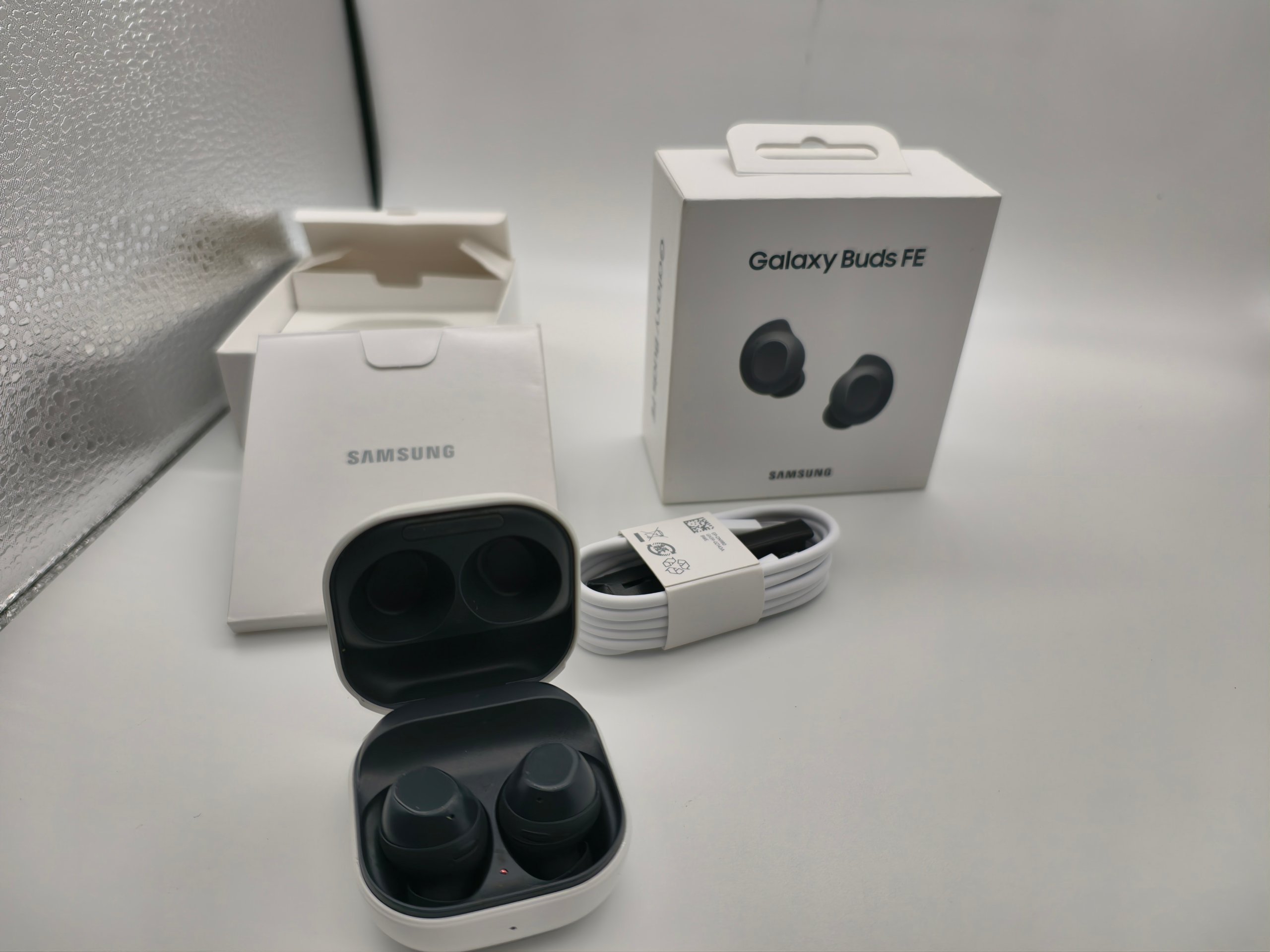 Auricolari Bluetooth Samsung Galaxy Buds FE SM-R400N ANC Graphite Cavo Completi Box