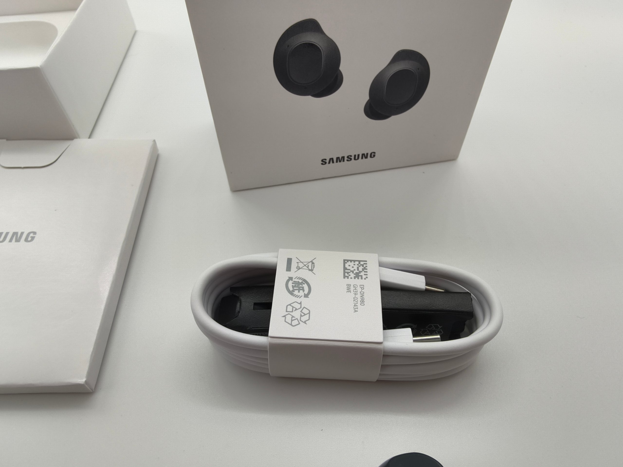 Auricolari Bluetooth Samsung Galaxy Buds FE SM-R400N ANC Graphite Cavo Completi Box image 8