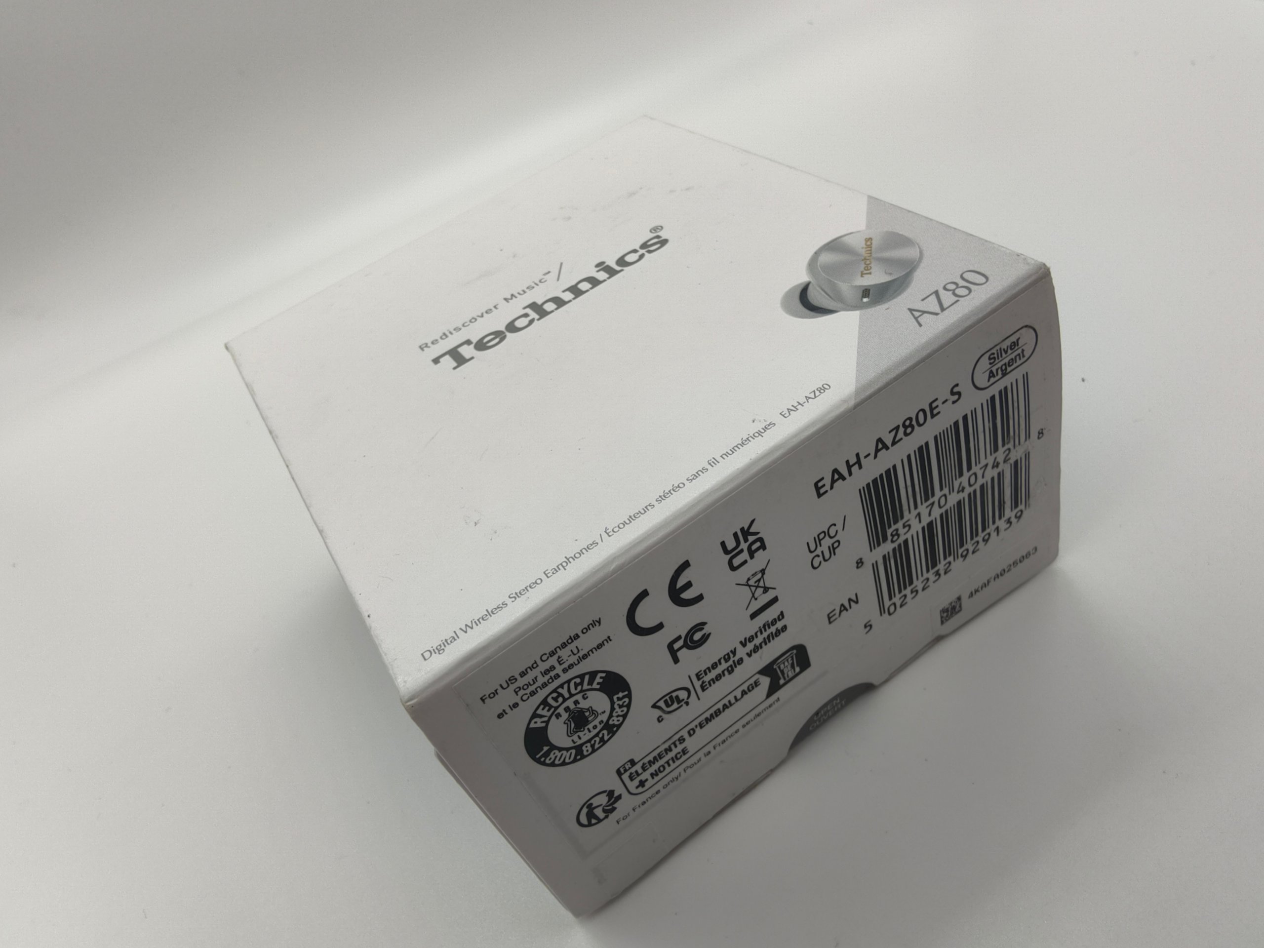 Auricolari Technics EAH-AZ80E-S Wireless Noise Cancelling Bluetooth Multipoint 3 Dispositivi Box image 7
