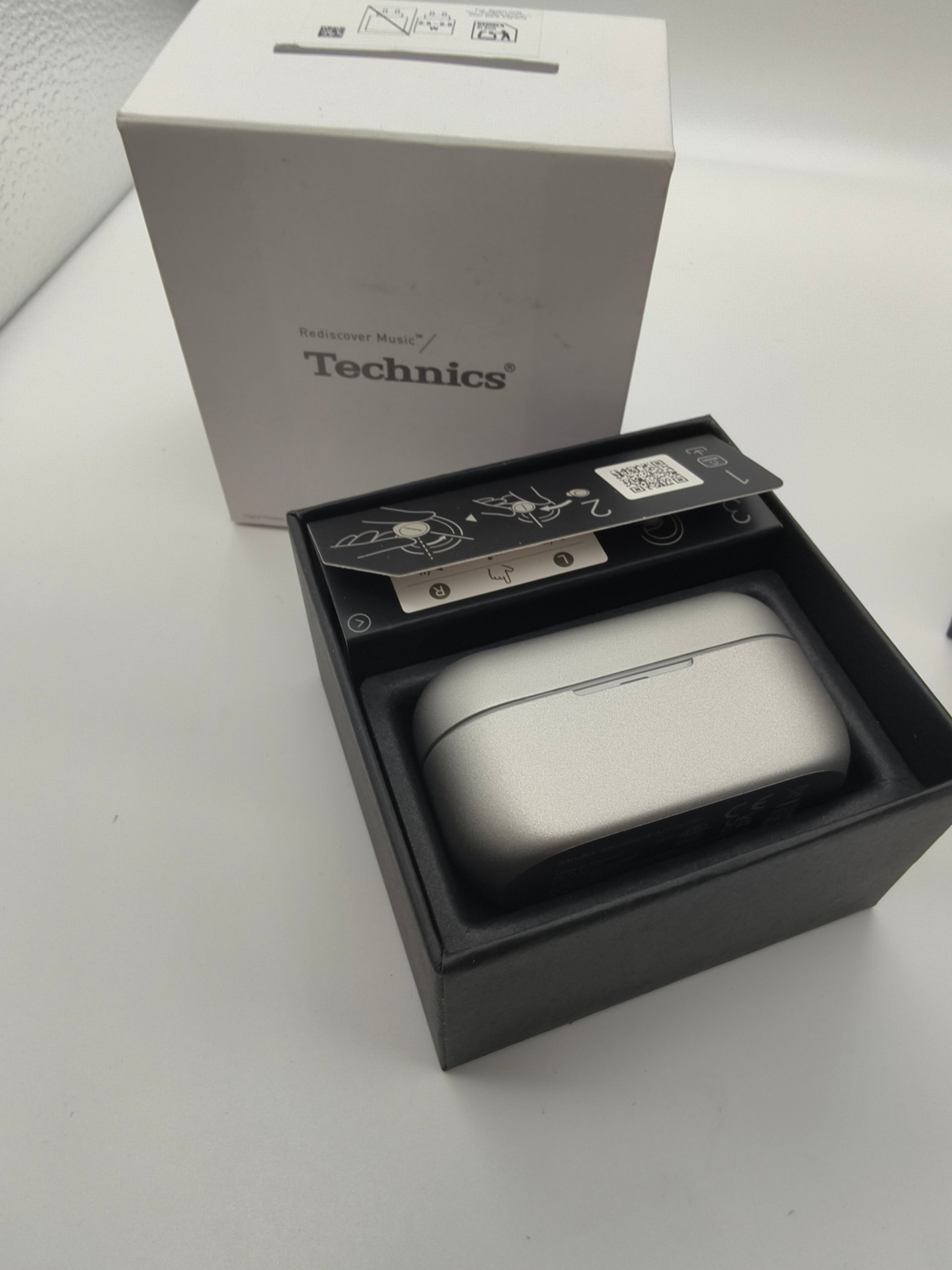 Auricolari Technics EAH-AZ80E-S Wireless Noise Cancelling Bluetooth Multipoint 3 Dispositivi Box image 9