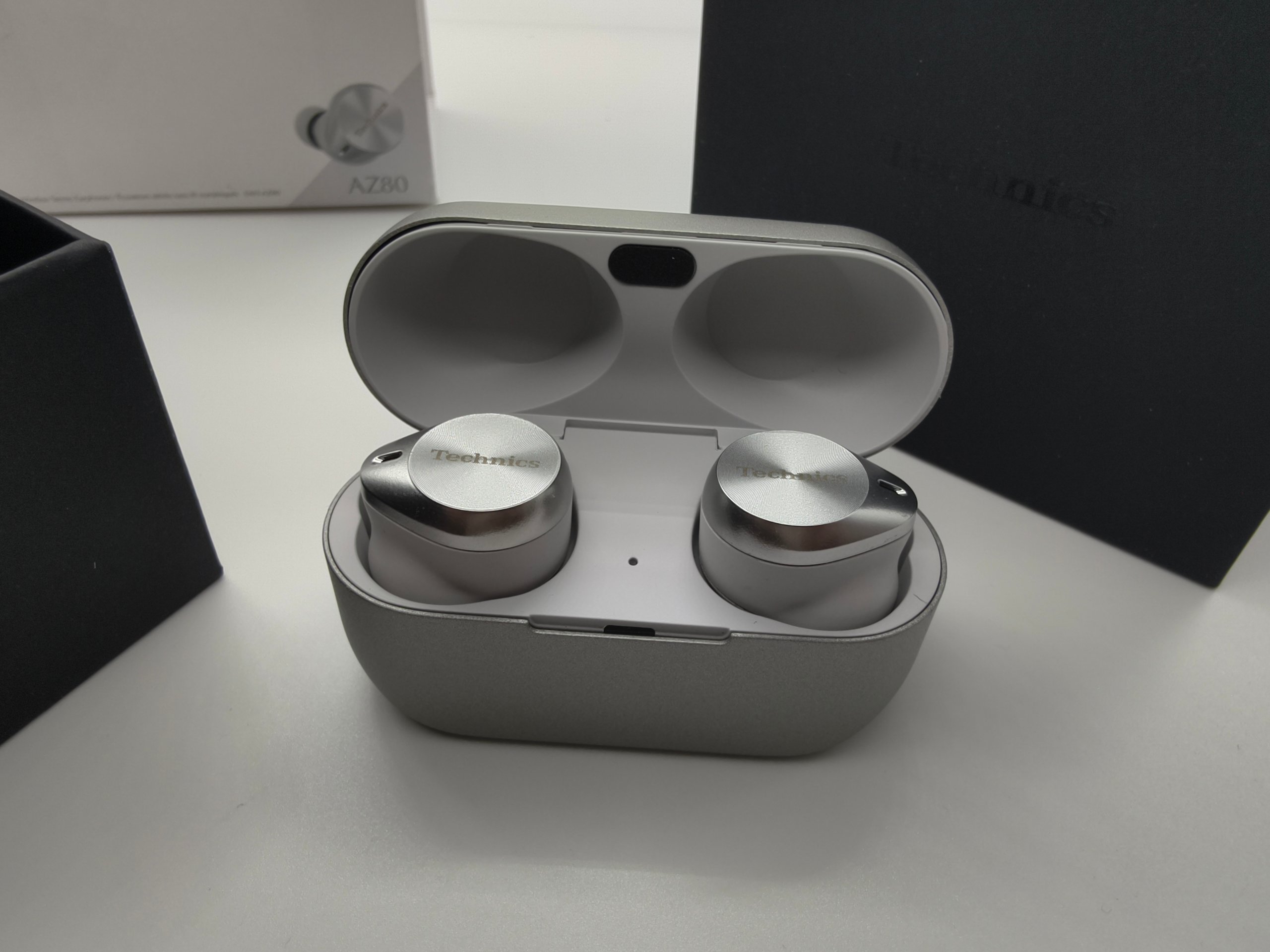 Auricolari Technics EAH-AZ80E-S Wireless Noise Cancelling Bluetooth Multipoint 3 Dispositivi Box image 10
