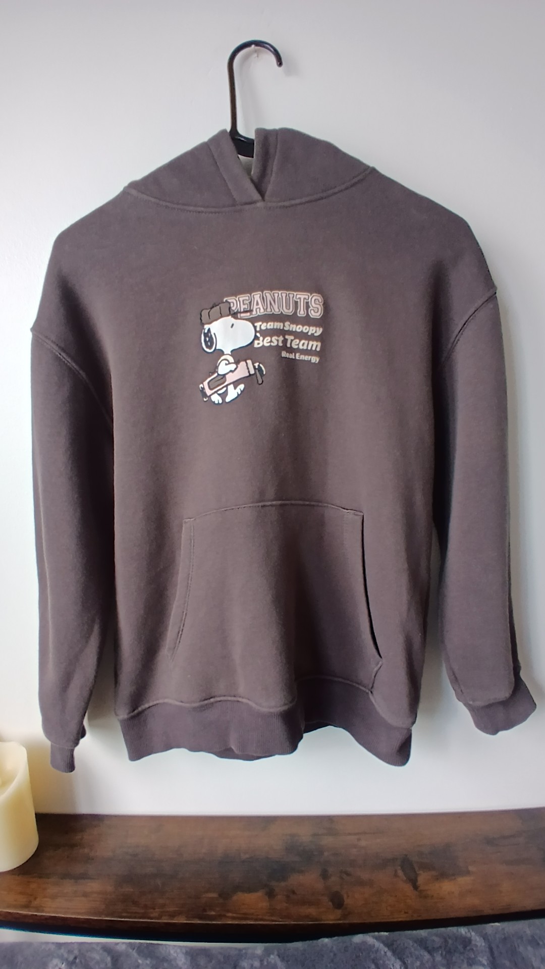 Zara Brown Peanuts Snoopy Hoodie Size 11-12 Years image 2