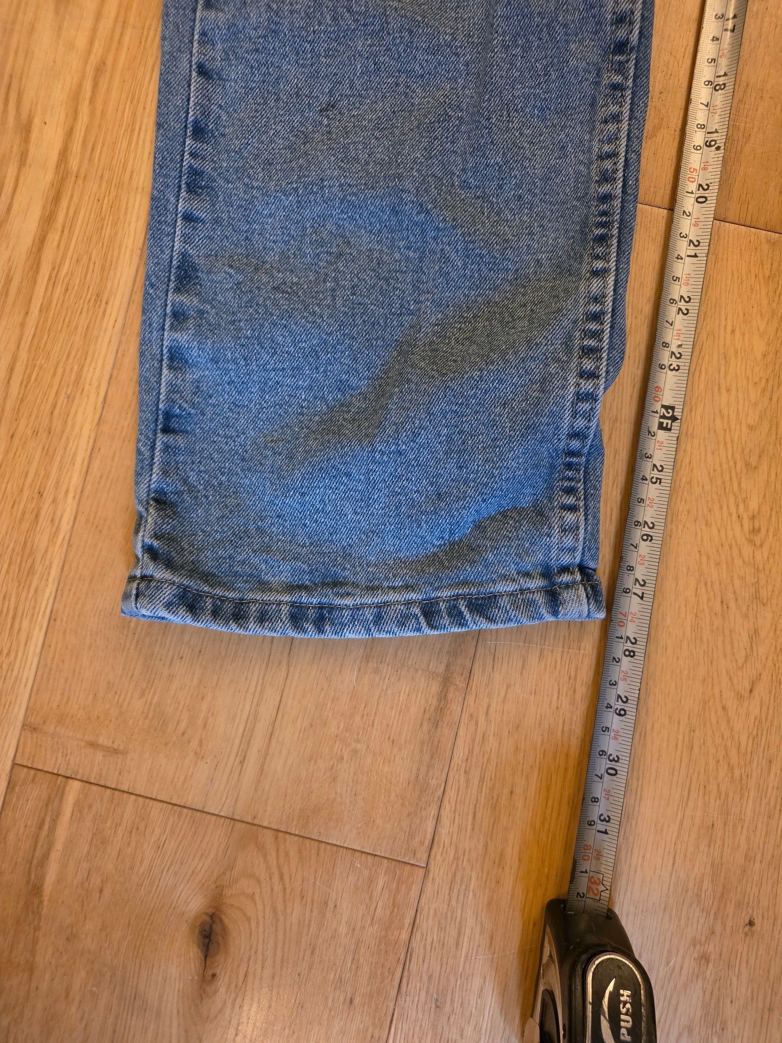 Wrangler Blue Denim Jeans 33" x 30" image 4