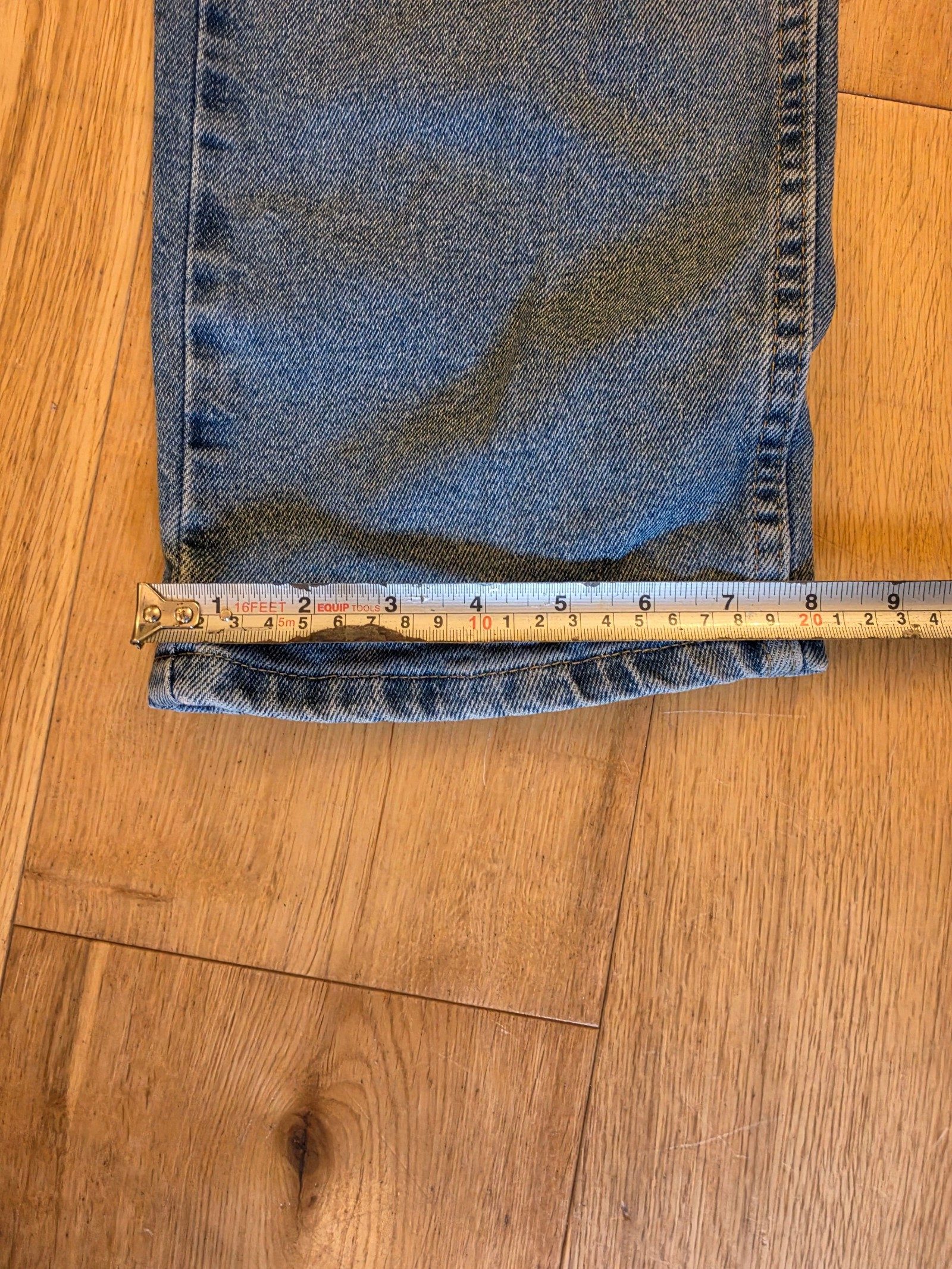 Wrangler Blue Denim Jeans 33" x 30" image 5