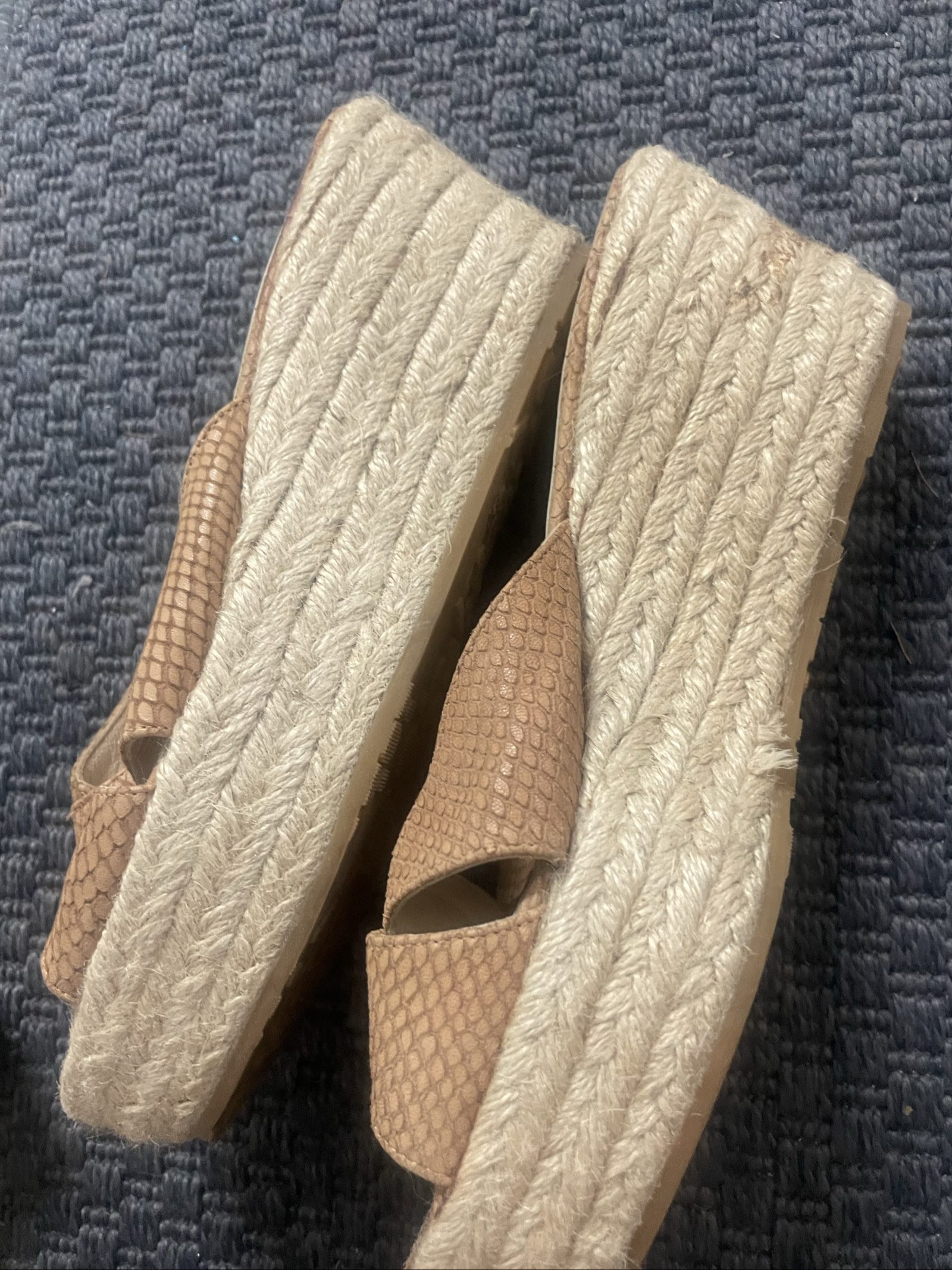 Jimmy Choo Beige Espadrille Wedge Sandals EU 37 image 4