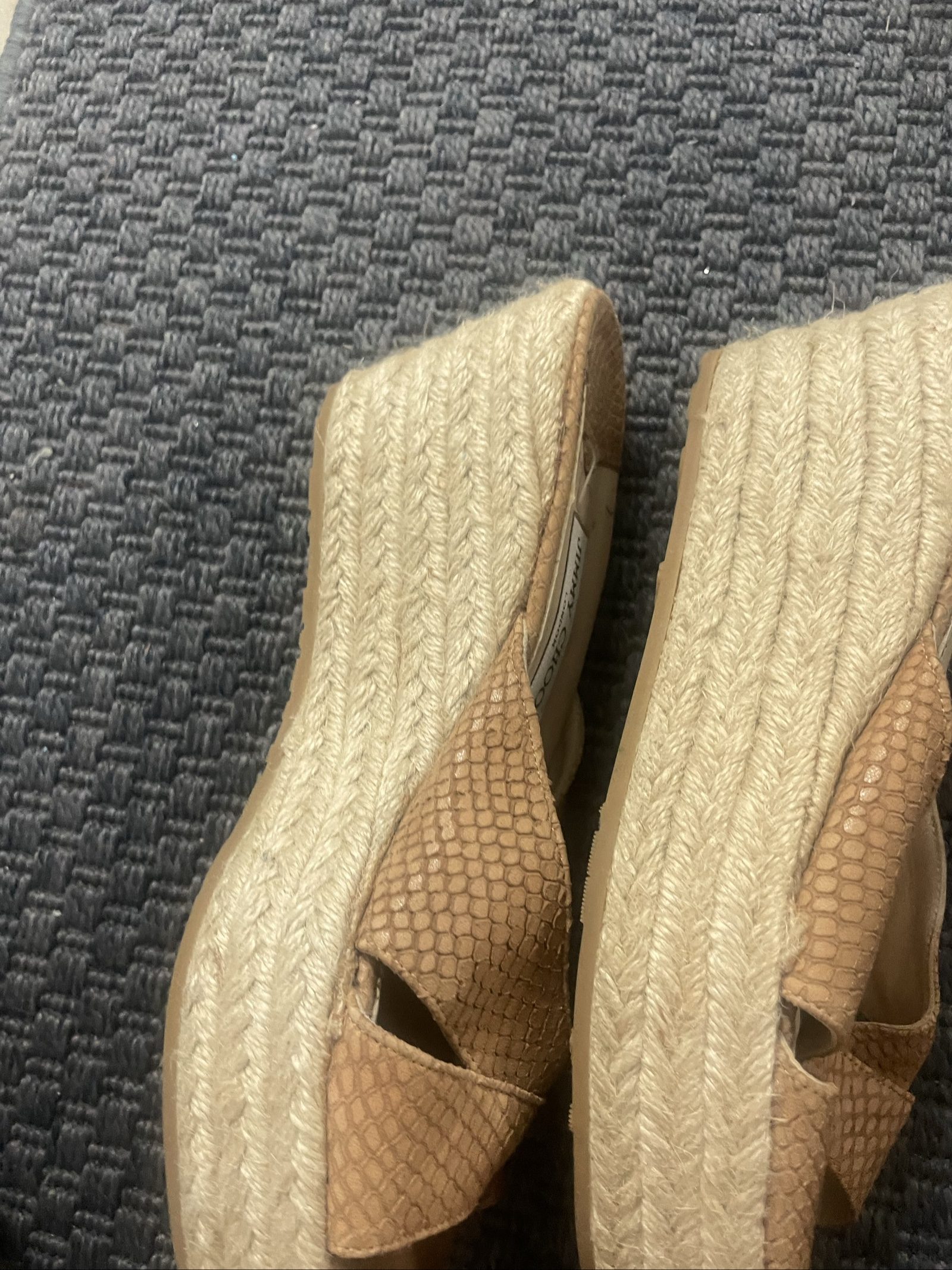 Jimmy Choo Beige Espadrille Wedge Sandals EU 37 image 5