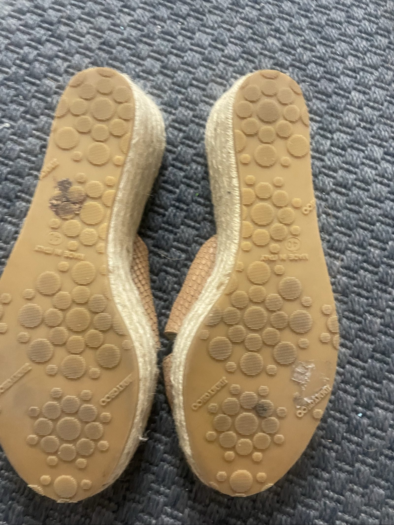 Jimmy Choo Beige Espadrille Wedge Sandals EU 37 image 6