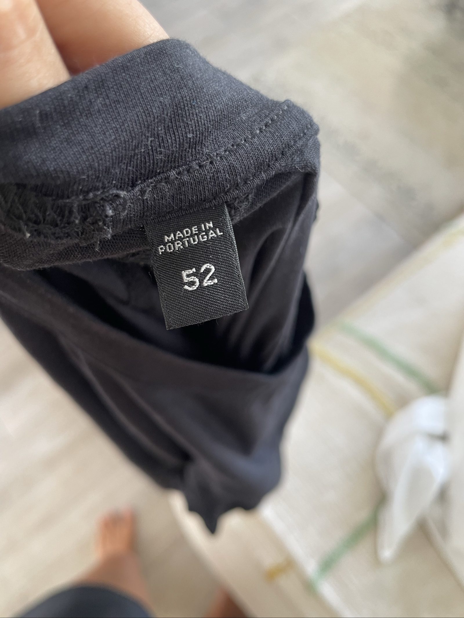 Tom Ford Black Cotton T-Shirt Size 52 Made in Portugal image 4