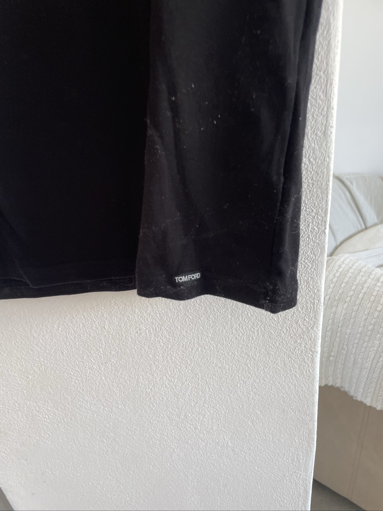 Tom Ford Black Cotton T-Shirt XL image 2