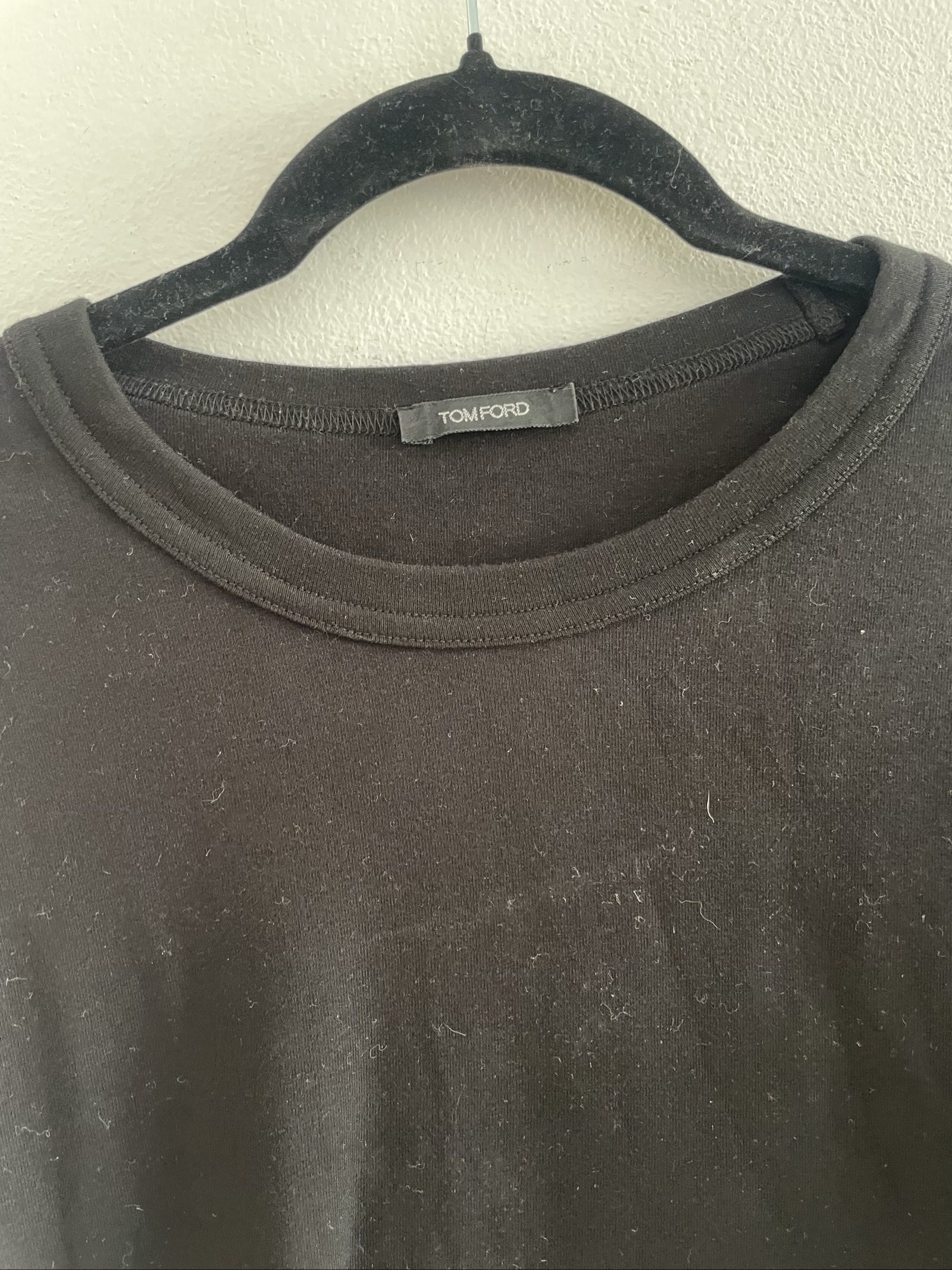 Tom Ford Black Cotton T-Shirt XL image 3