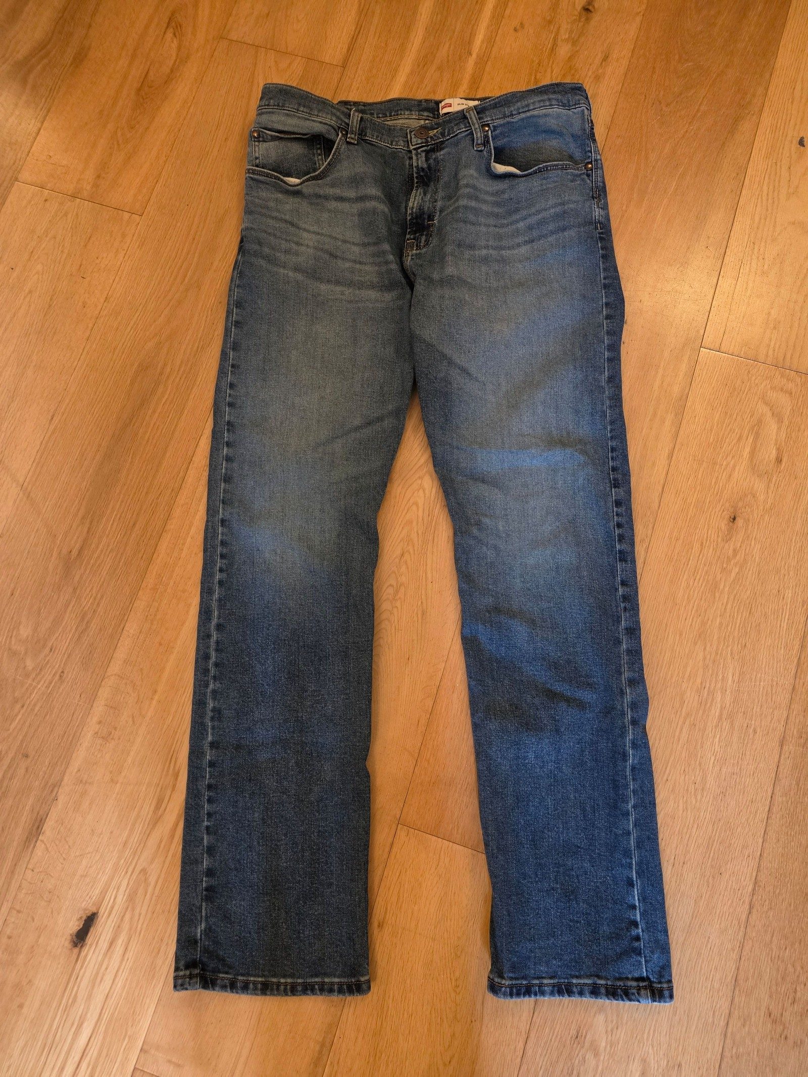 Wrangler Blue Slim Straight Jeans W36 L32 Men's