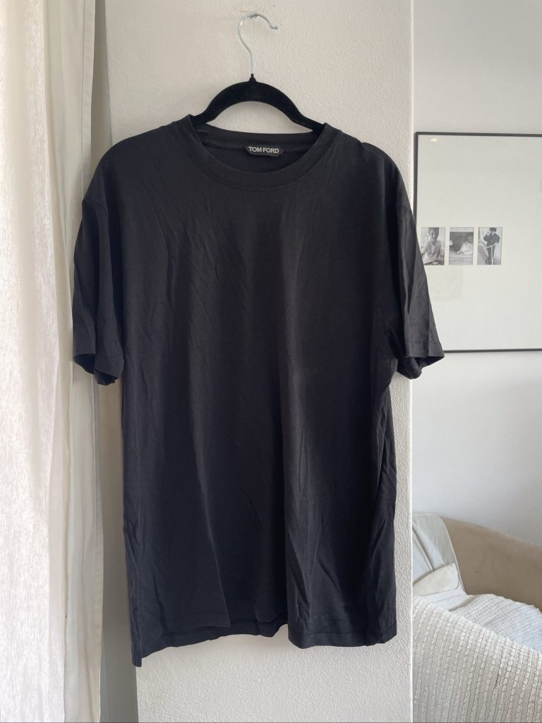 Tom Ford Black T-Shirt EU 52 Made in Portugal