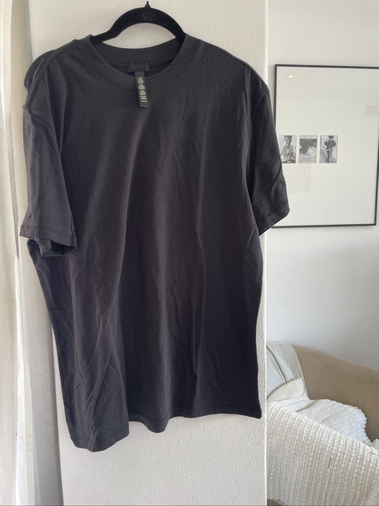 Skims Phillip Lim Black Modal & Cotton T-Shirt Small