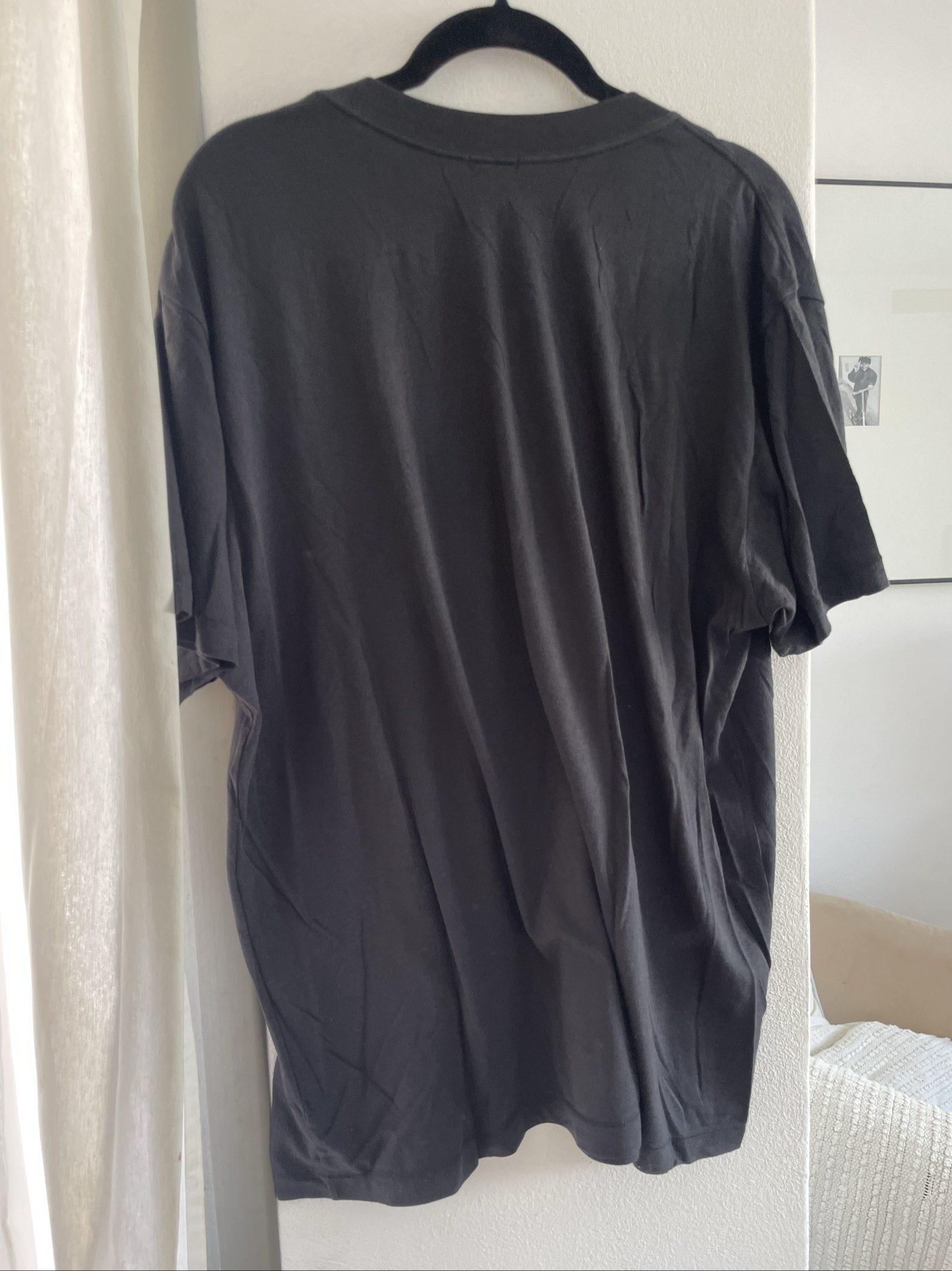 Skims Black Modal & Cotton T-Shirt Large image 3