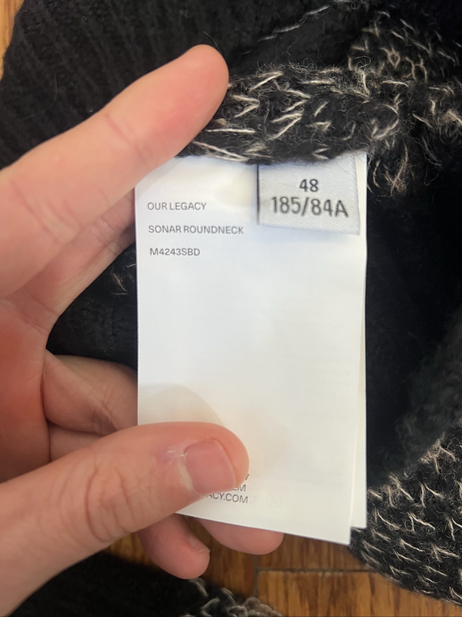 Our Legacy Sonar Roundneck Sweater FW24 image 6