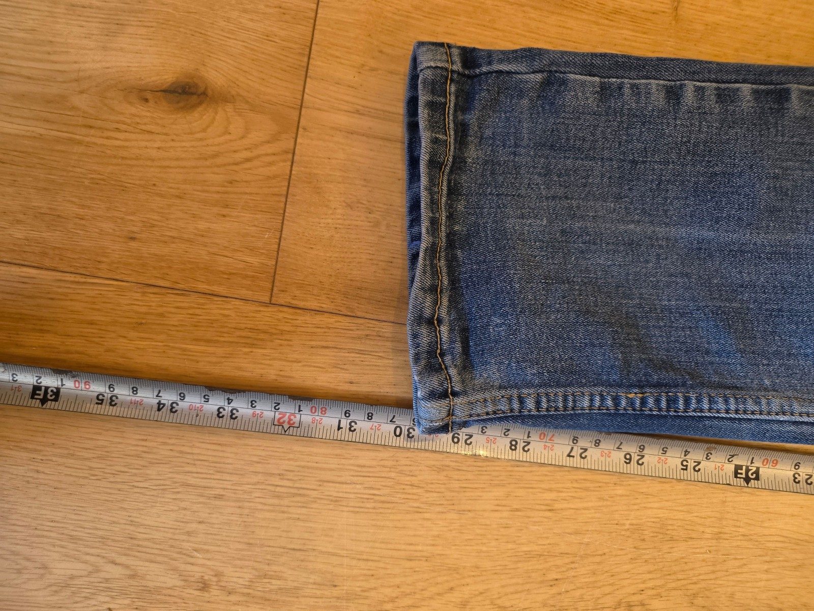 Levi's 511 Blue Jeans 34 Waist Light Wash image 3