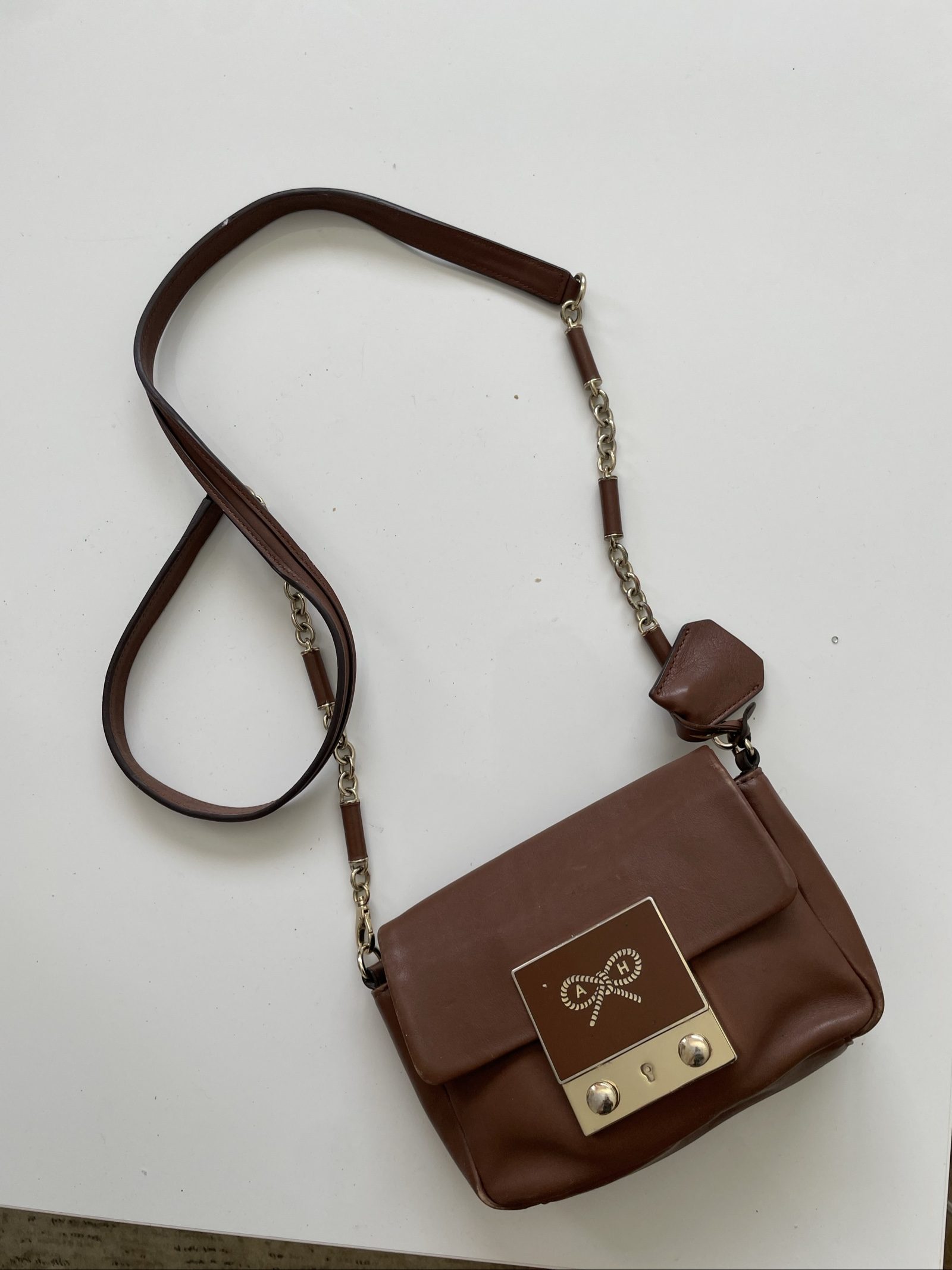 Alviero Martini Brown Leather Crossbody Handbag image 5
