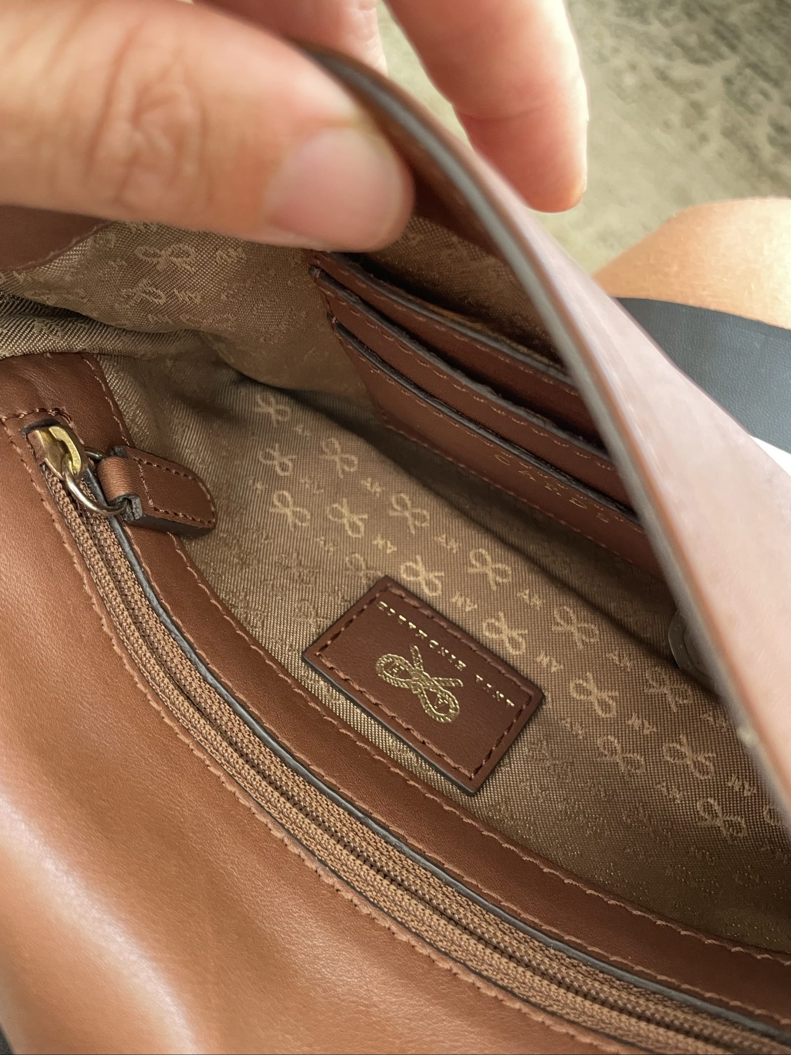 Alviero Martini Brown Leather Crossbody Handbag image 7
