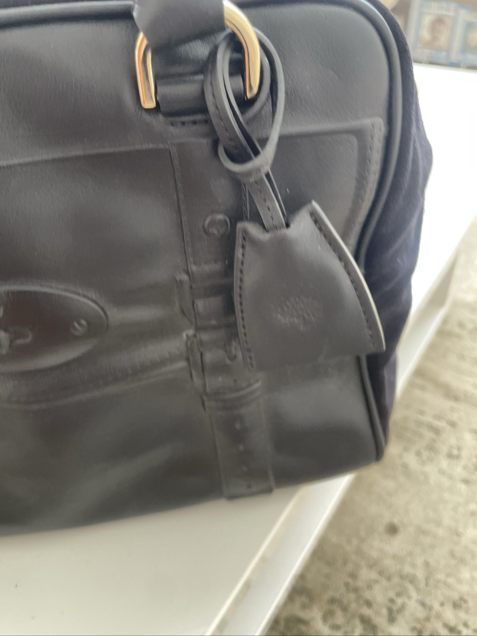 Mulberry Black Suede & Leather Handbag image 2