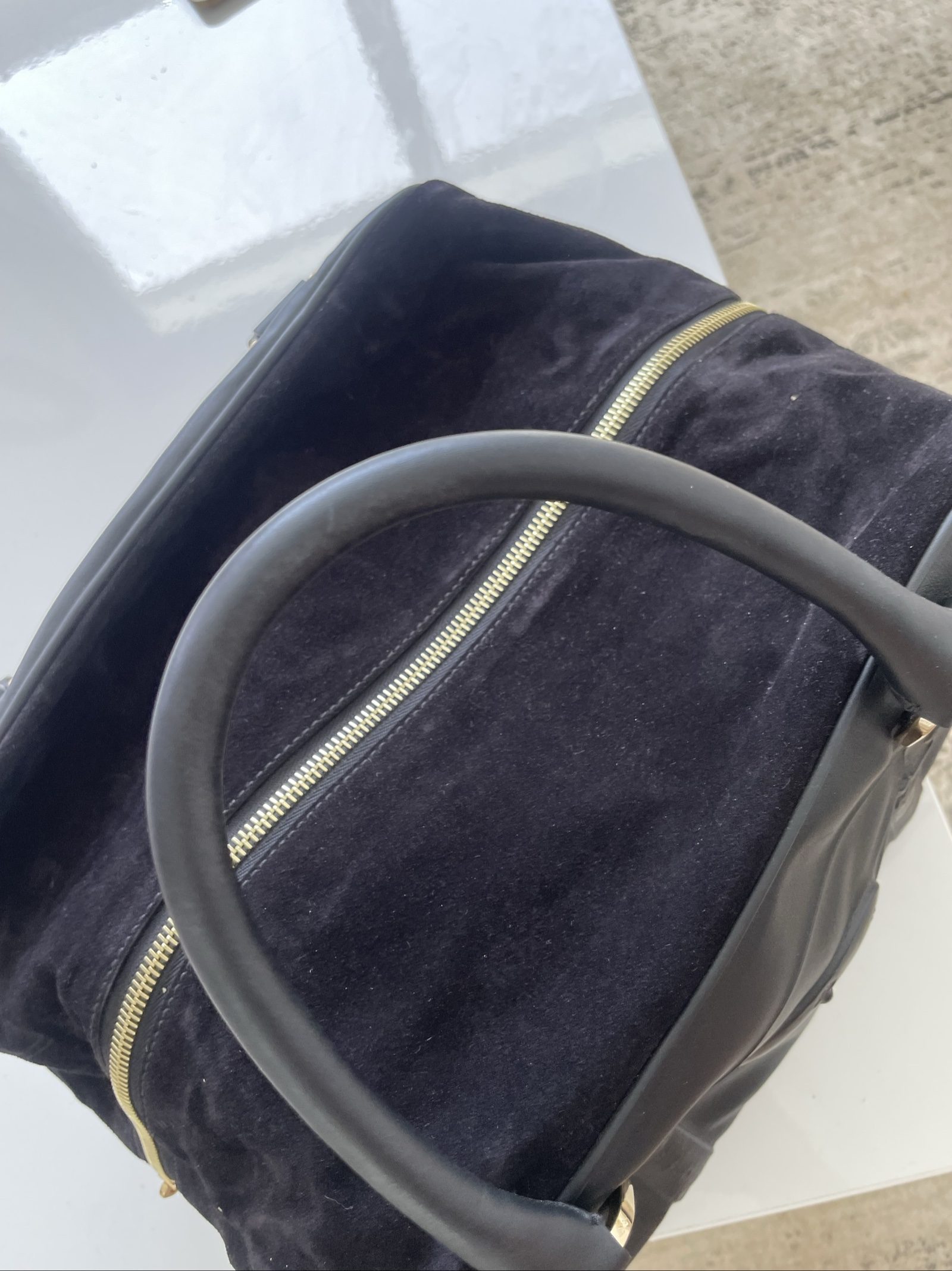 Mulberry Black Suede & Leather Handbag image 5