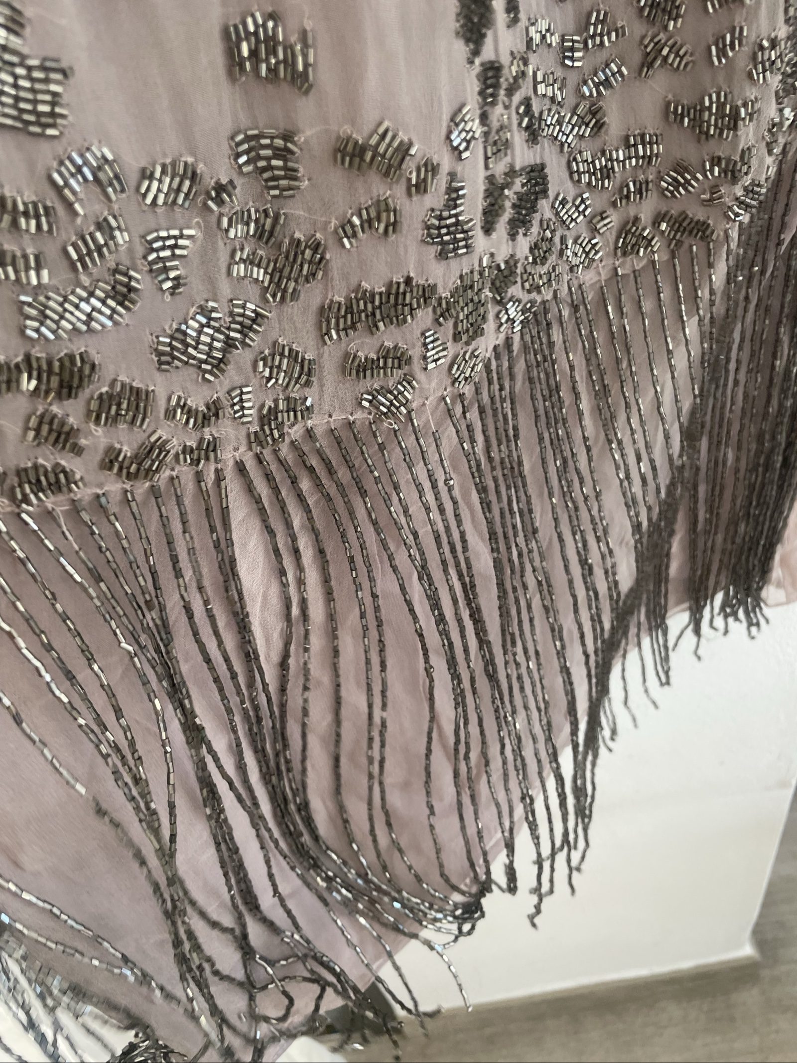 Aftershock Nude Beaded Fringe Dress Small image 2