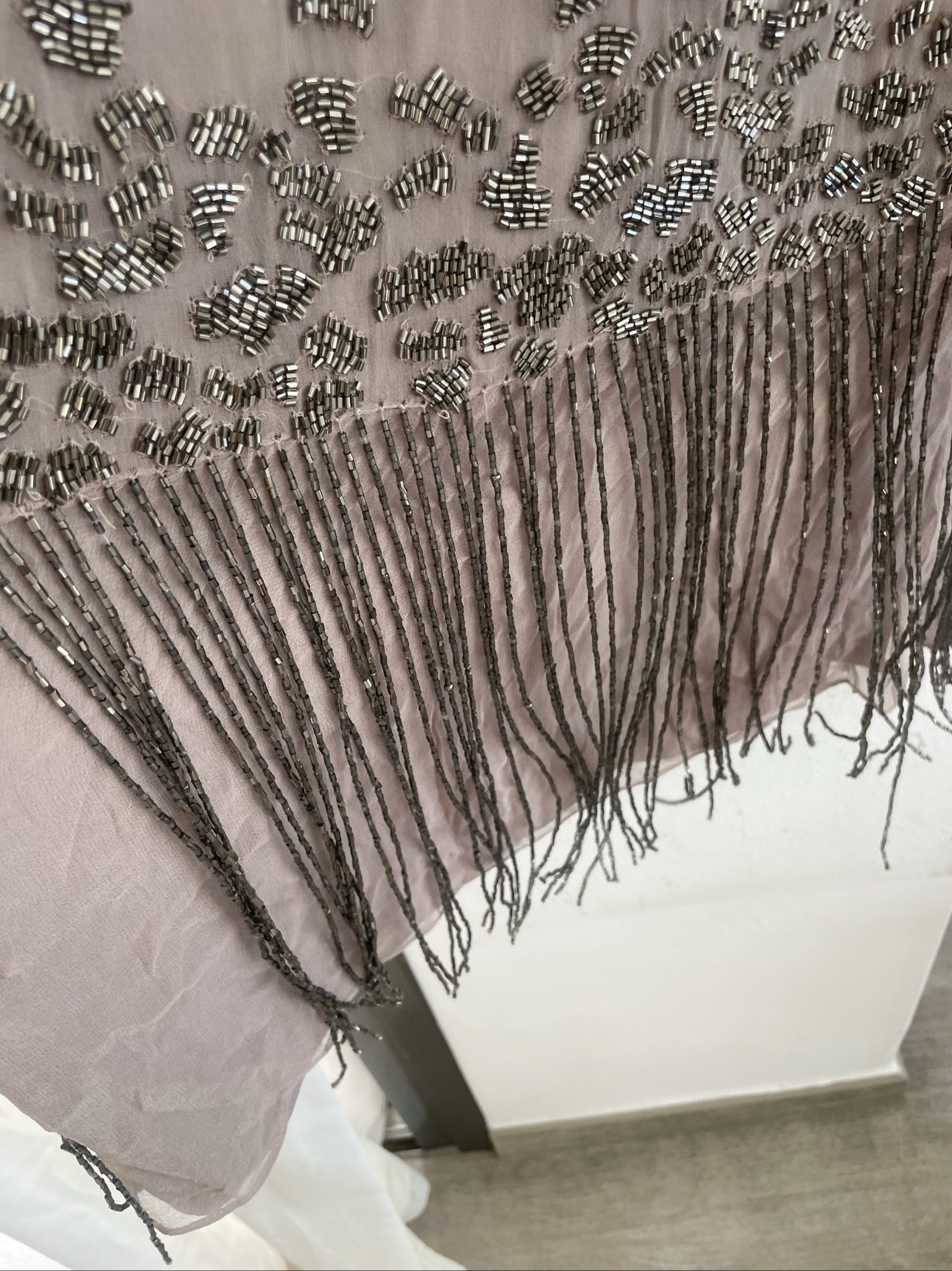 Aftershock Nude Beaded Fringe Dress Small image 3