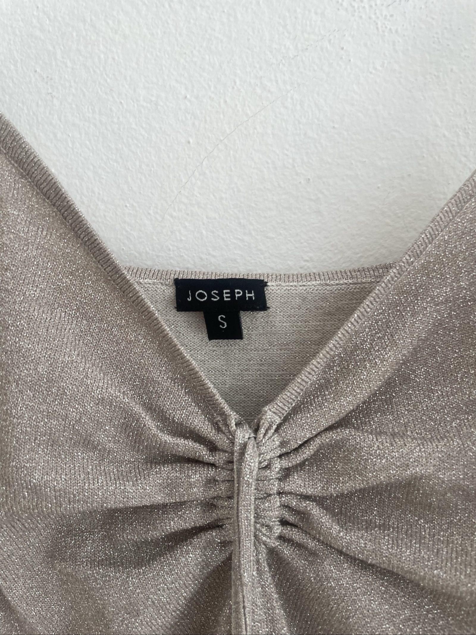 Joseph Women's Beige Silk Blend Ruched Cami Top Small image 2