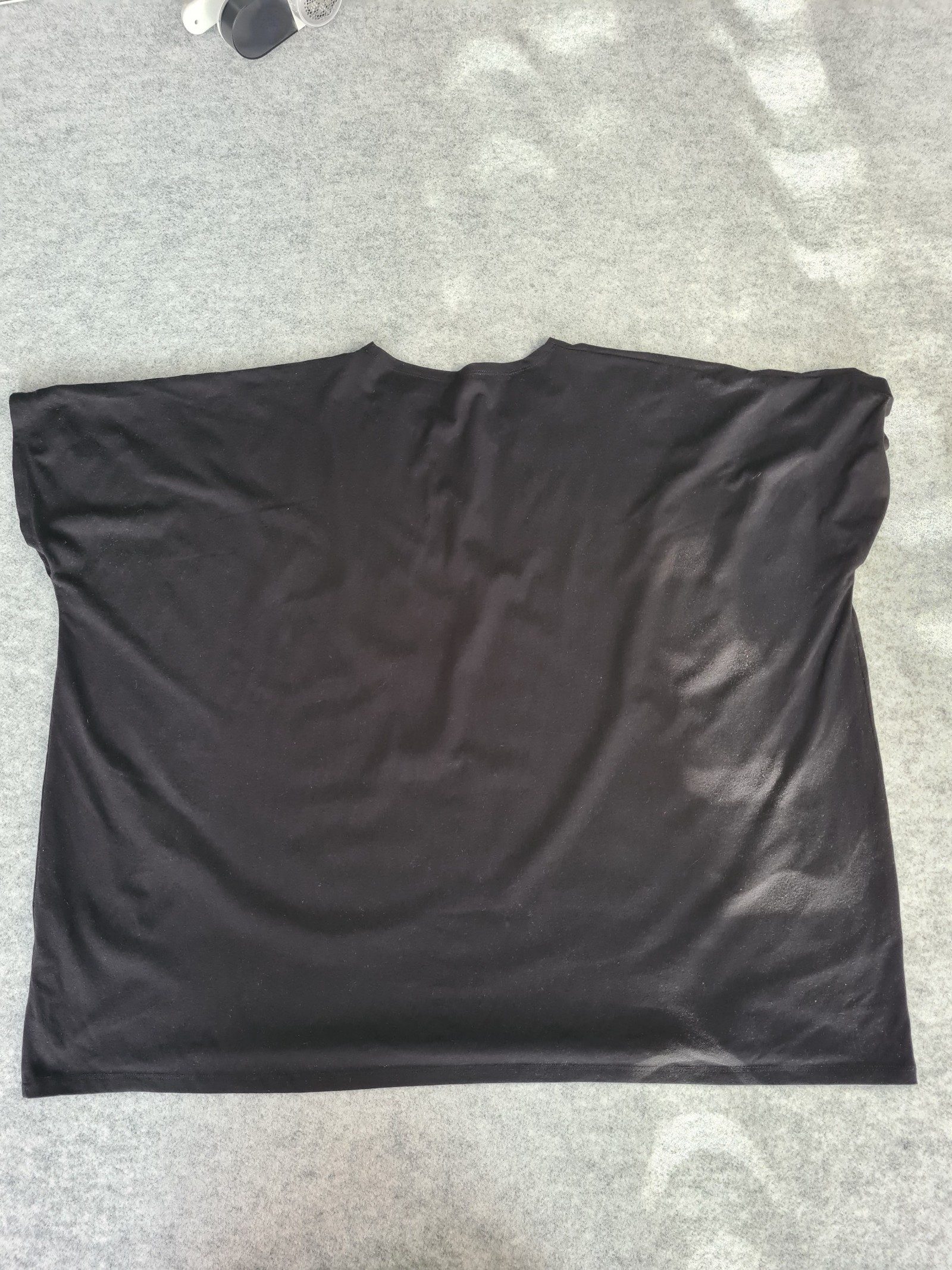 AllSaints Black Rose Print T-Shirt Extra Small XS Oversized 1169 image 4