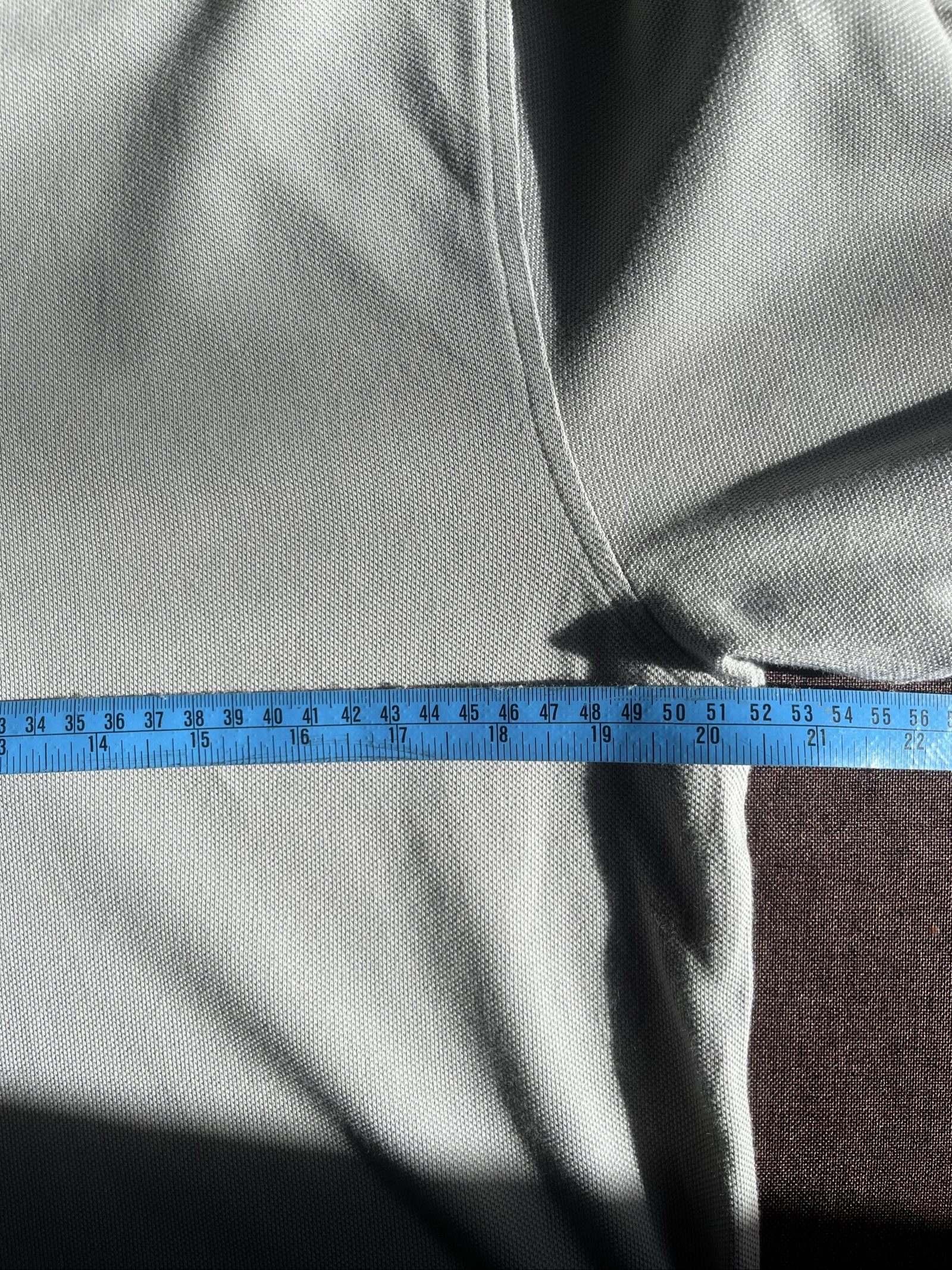 L.L.Bean Light Grey Men's Cotton Polo Shirt Small Regular image 3