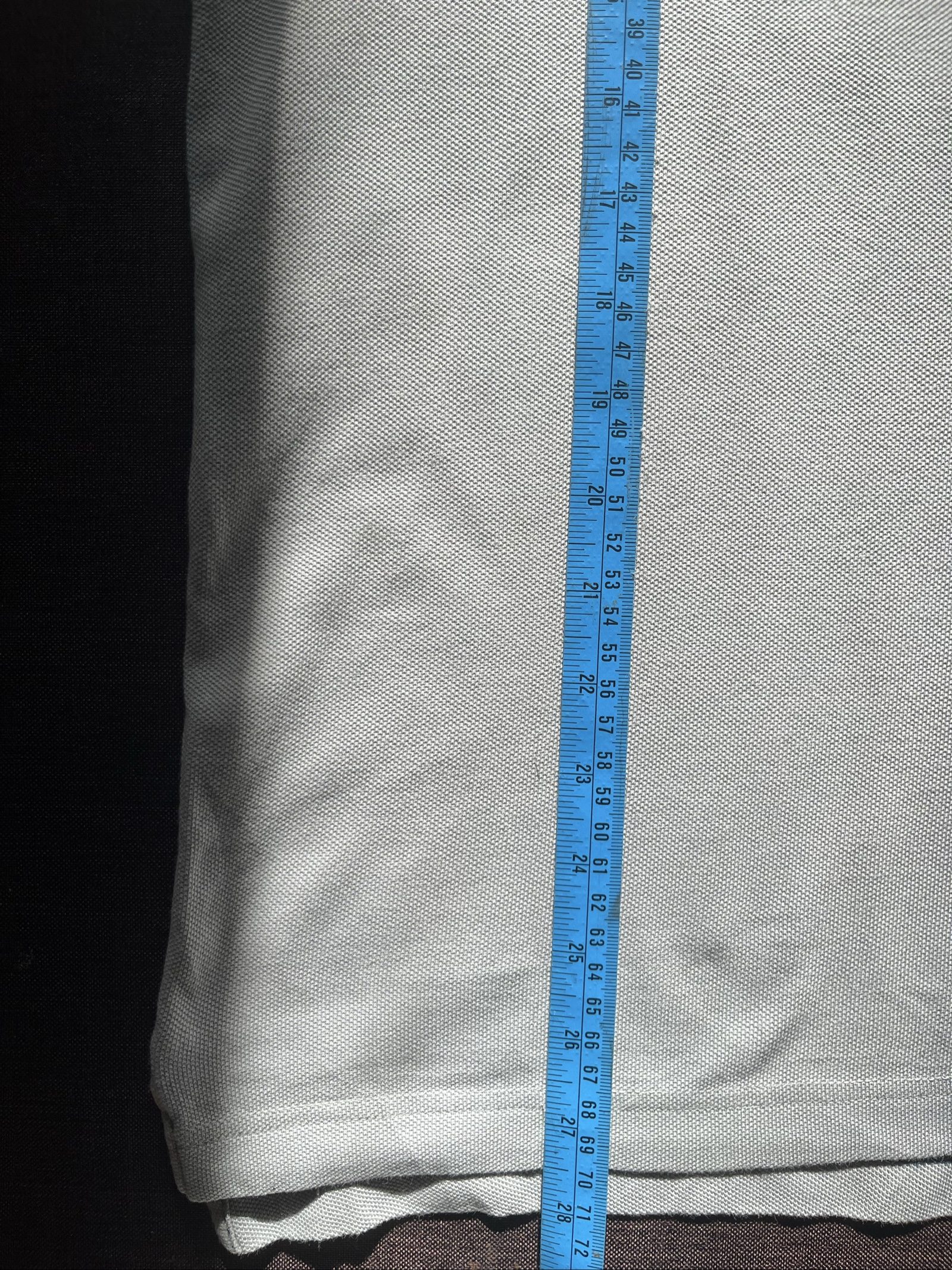 L.L.Bean Light Grey Men's Cotton Polo Shirt Small Regular image 4
