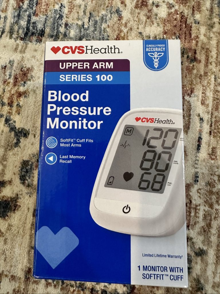 cvs health upper arm blood pressure monitor series 100