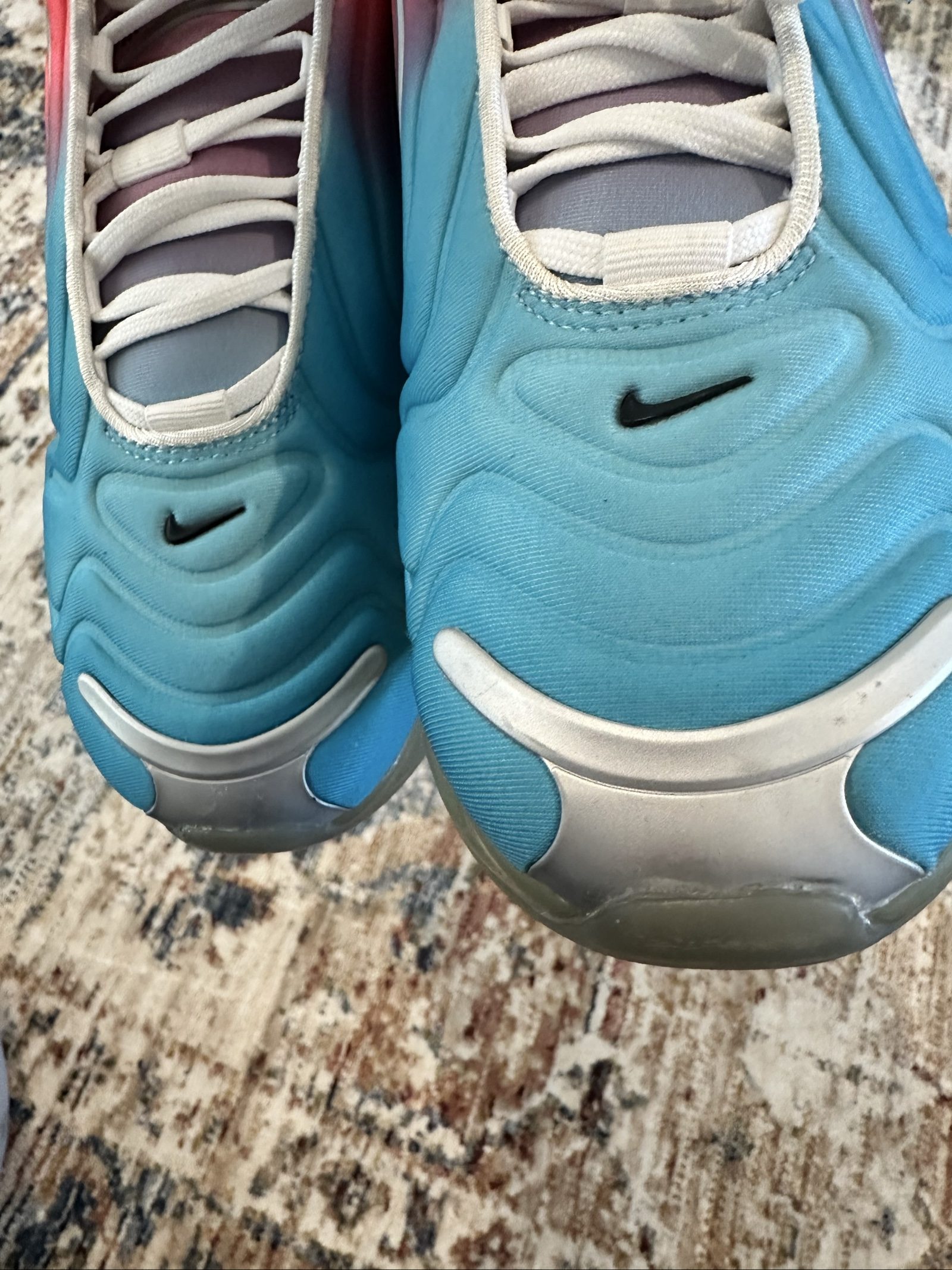 nike air max coral & blue us 8 sneakers image 10