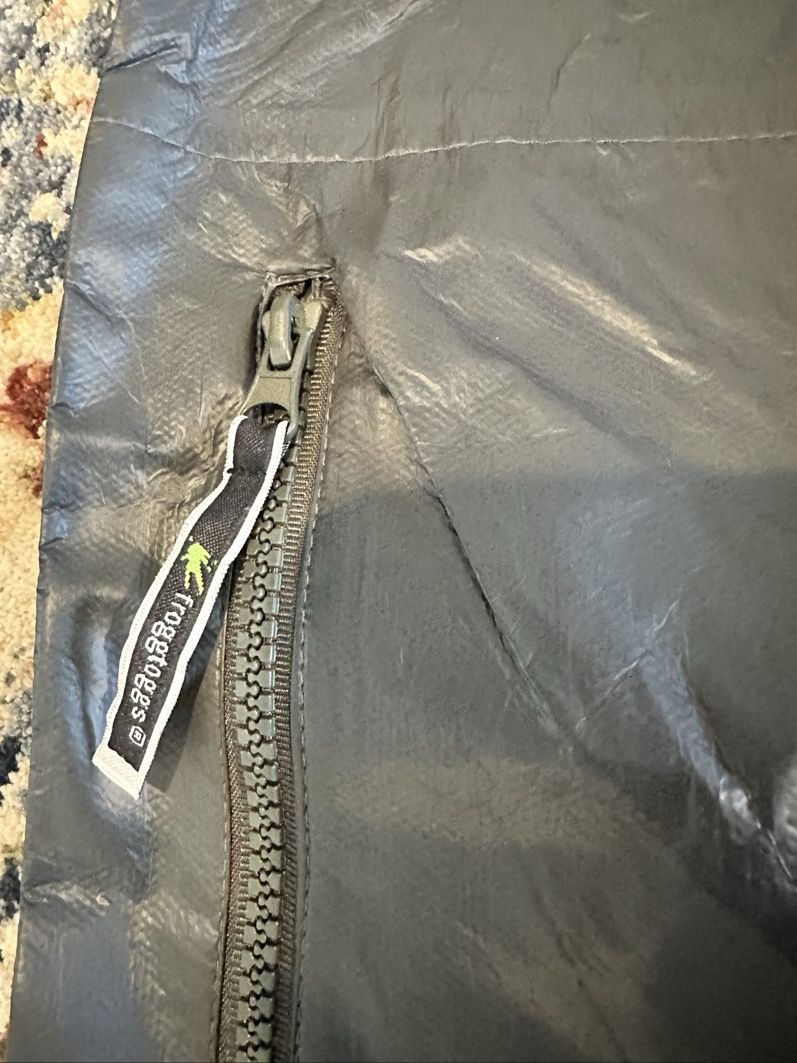 frogg toggs black rain jacket m/l waterproof image 3