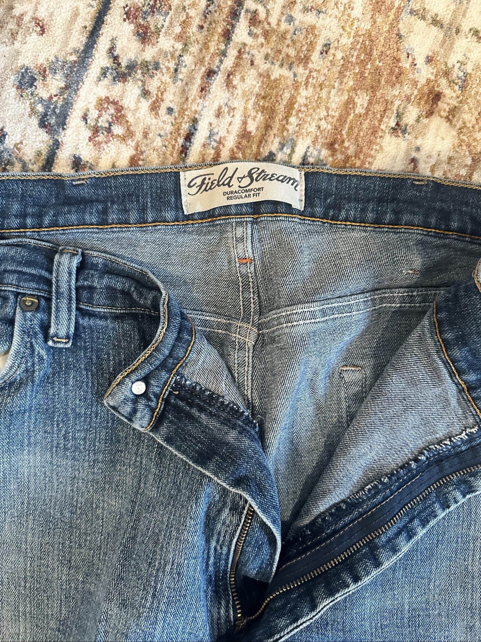 field stream faded jeans 42x32 image 2
