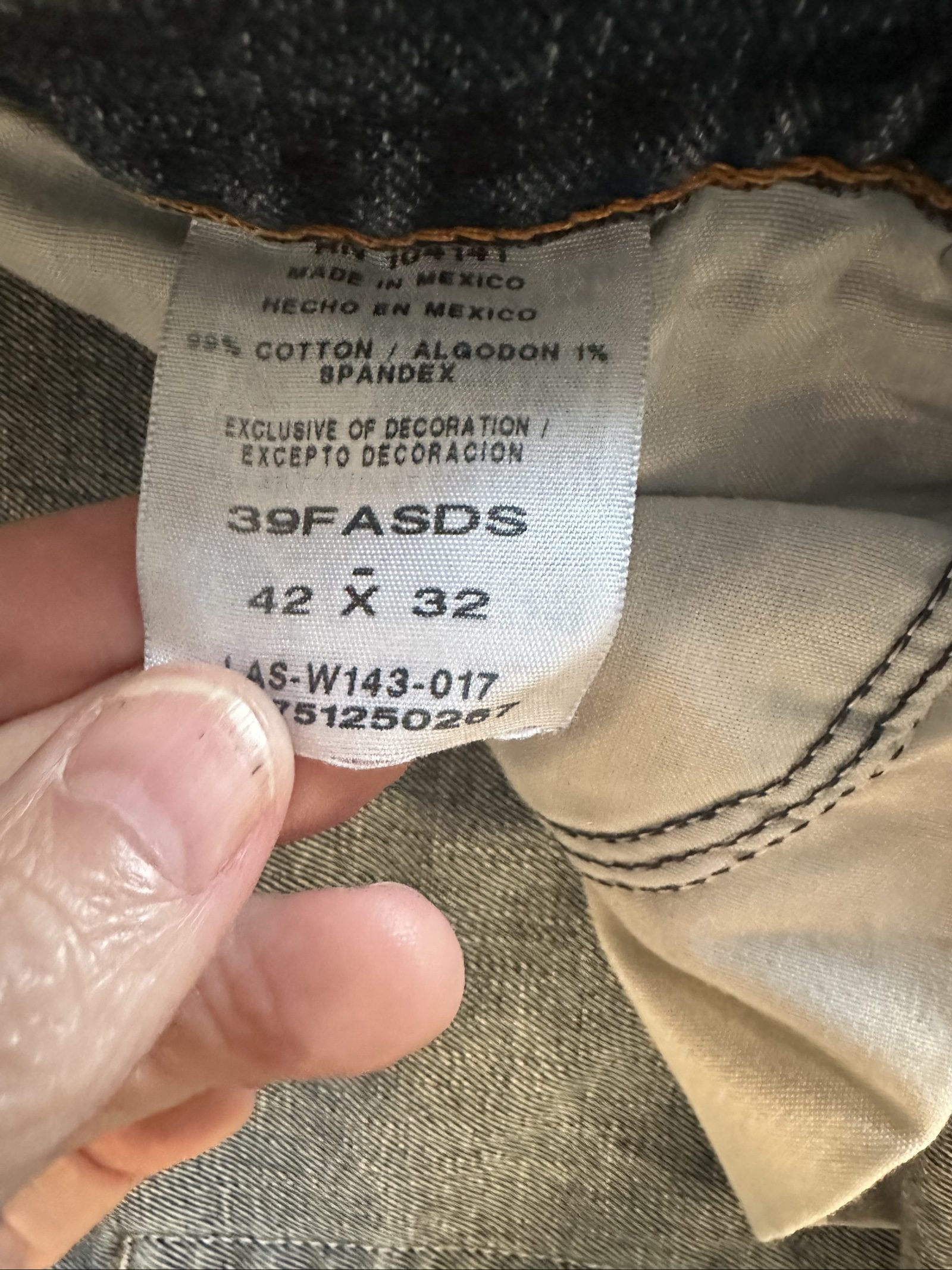 field stream faded jeans 42x32 image 3