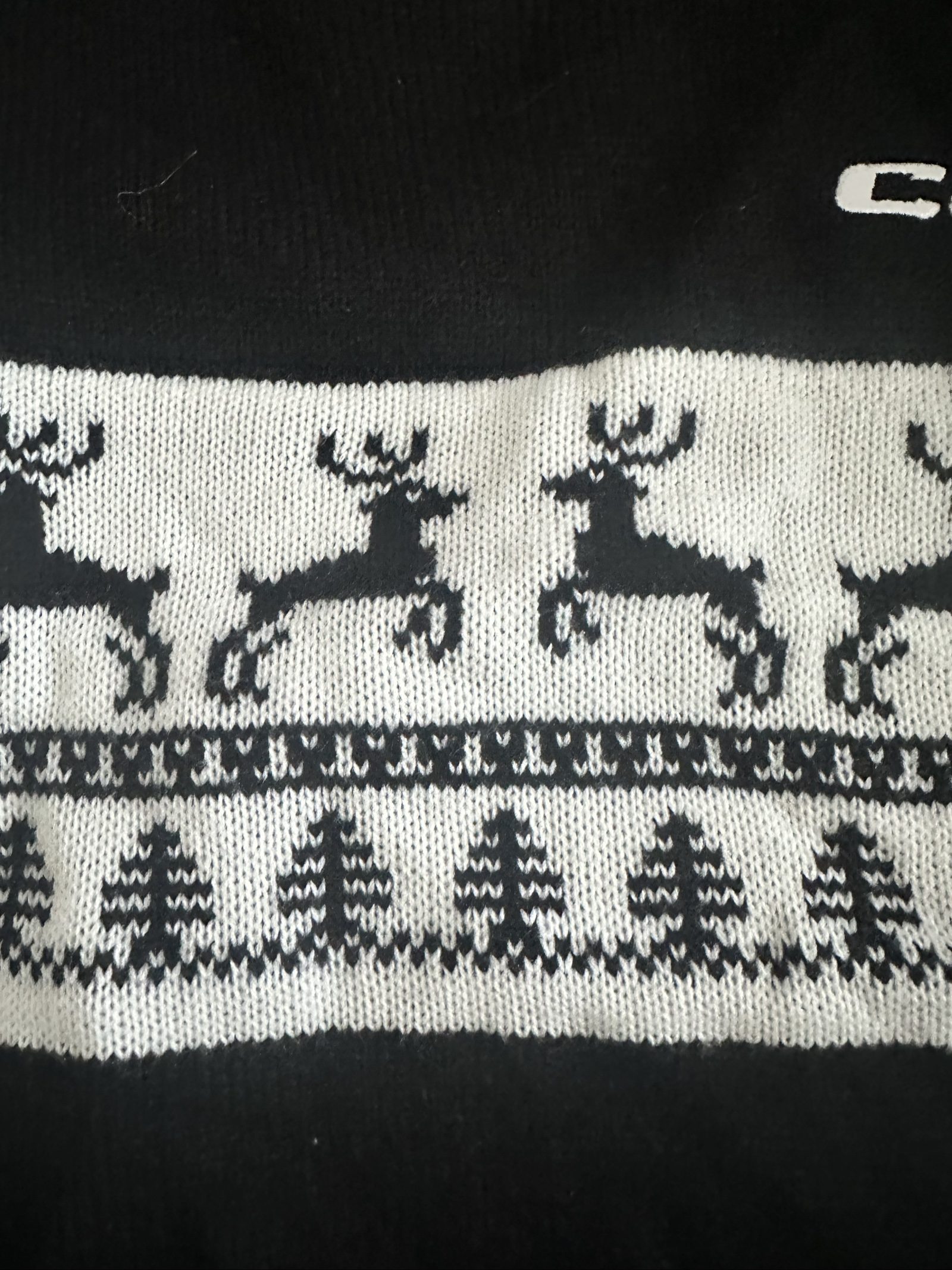 ccm black & white l christmas sweater image 6