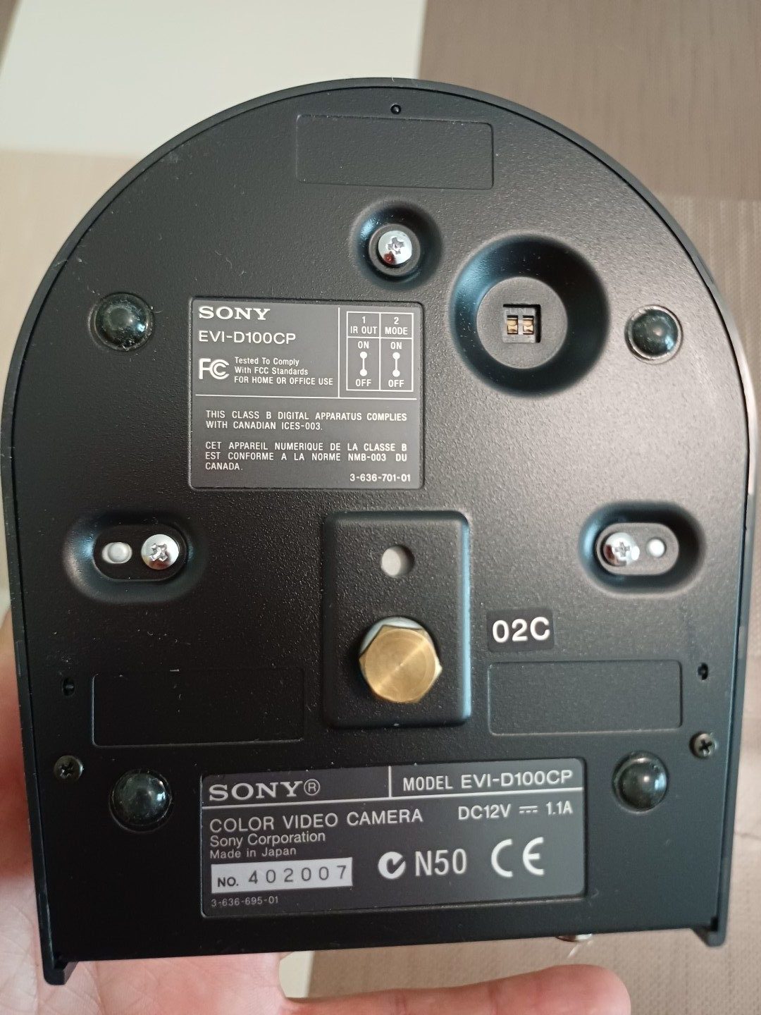 Sony Black EVI-D100CP Color Video Camera with Remote image 4